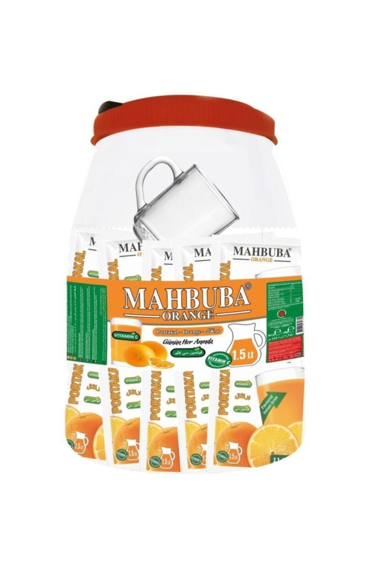 MAHBUBA ÇAY Mahbuba Portakal Aromalı Toz Içecek Kavanoz 40x11.2gr + Kupa