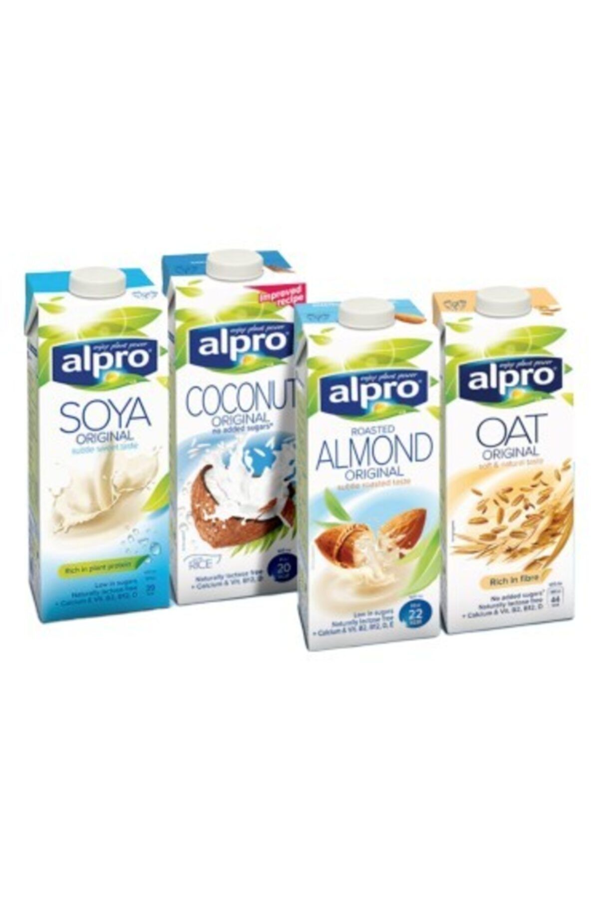 Alpro 1 Lt 4 Lü Set (soya-hindistan Cevizi-badem- Yulaf) 4 Adet