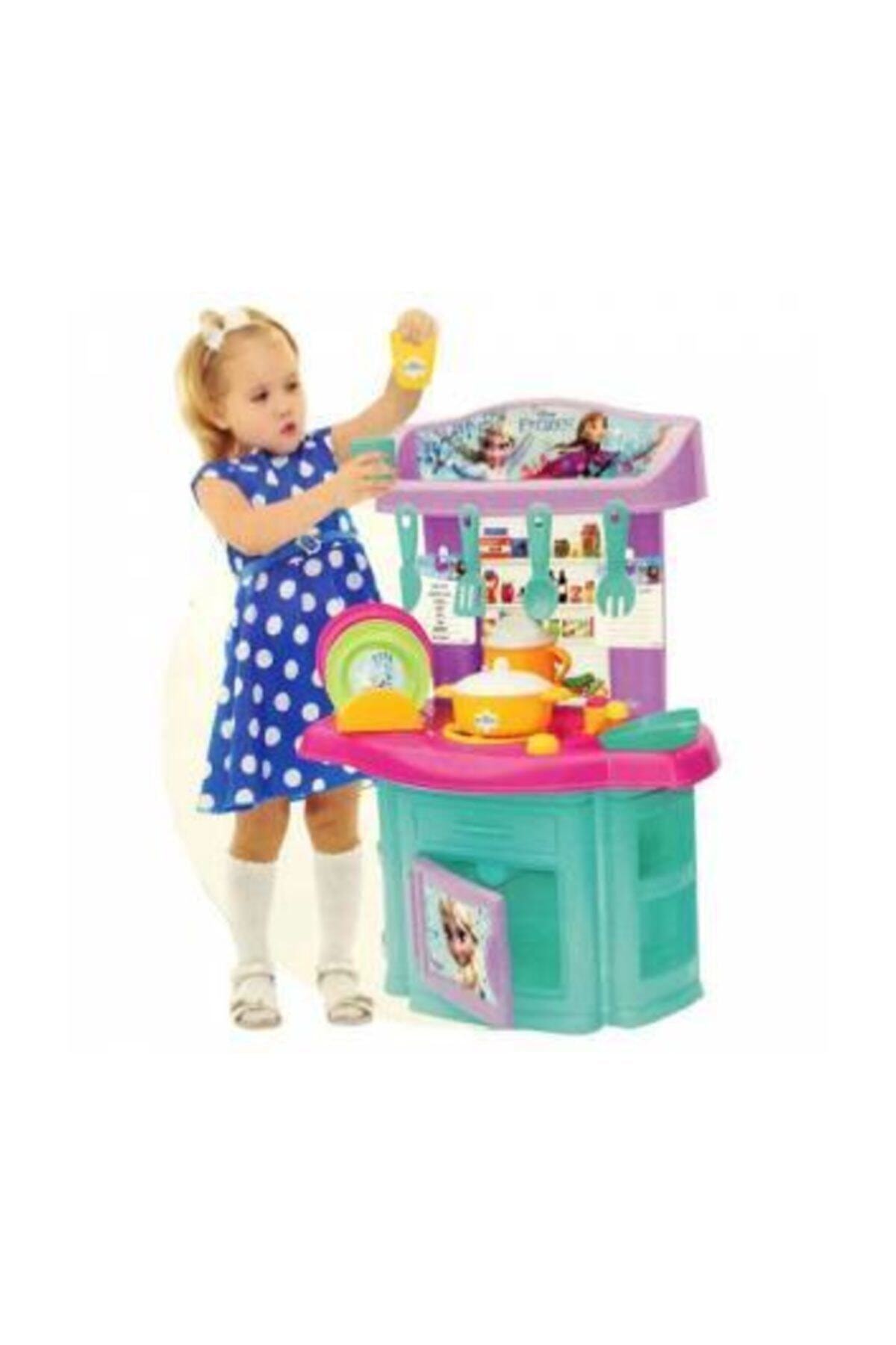 DEDE Toys Frozen Karlar Ülkesi Şef Mutfak - Elsa Anna Oyuncak Mutfak Seti