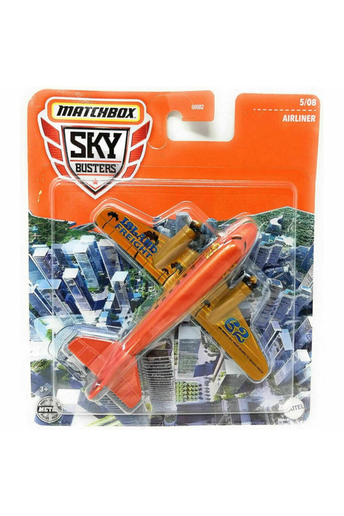 Matchbox Sky Busters Metal Yolcu Uçak 10x10cm Marka 5/08