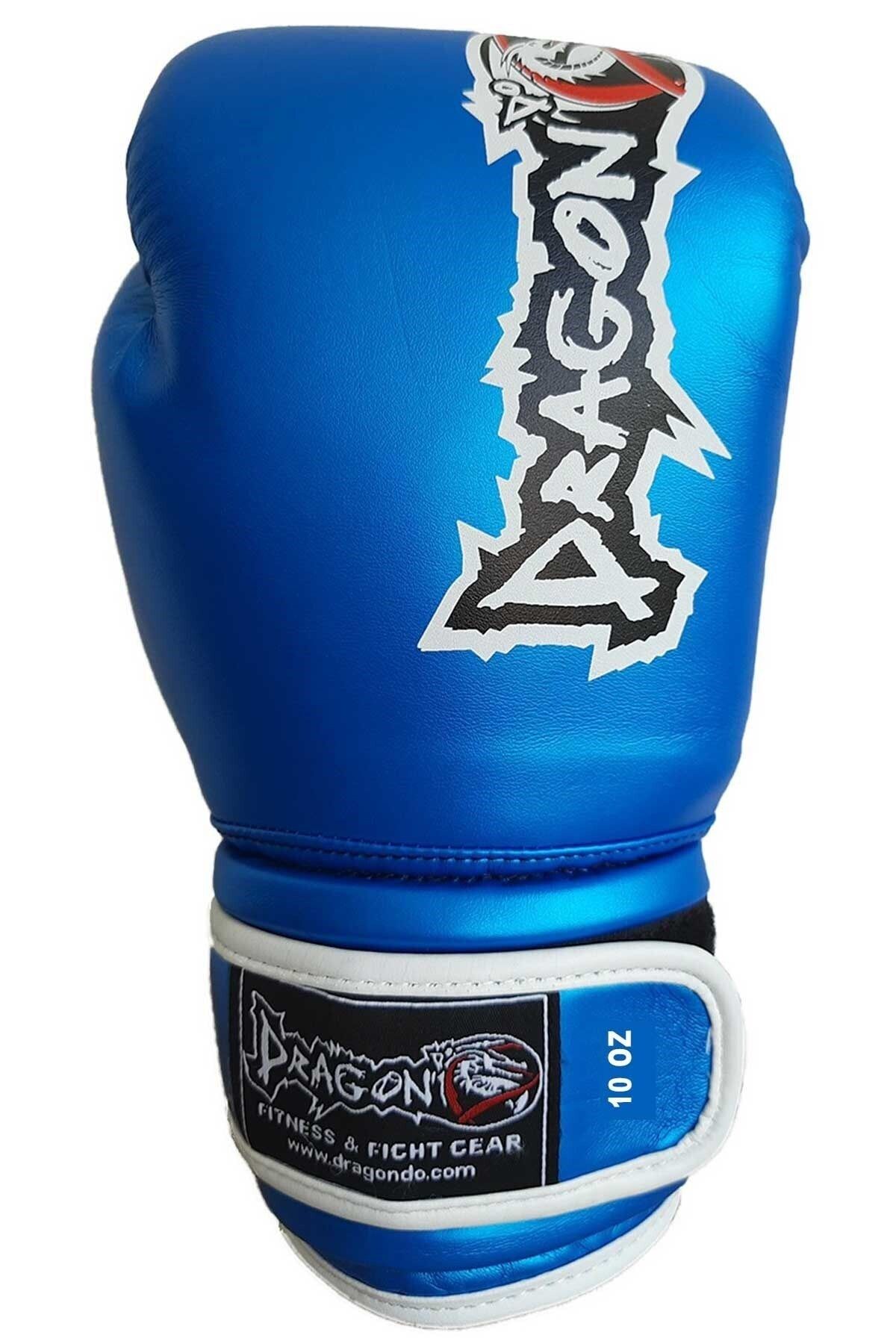 eryatex Unisex Mavi Attack 5 Kick Boks Muay Thai Boks Eldiven-12 Oz