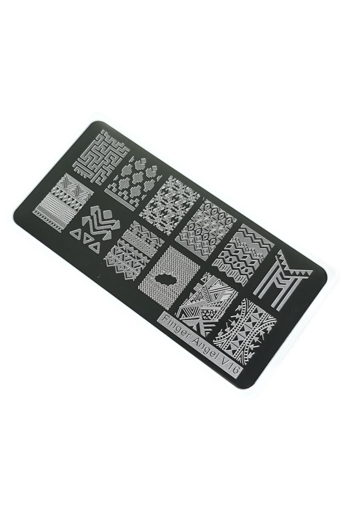 aba nails Nail Art Stamping Baskı Plakası Vv16
