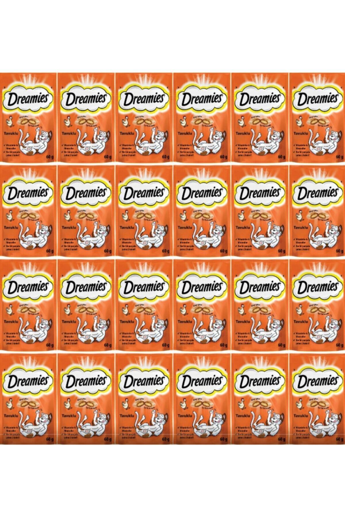 Dreamies Kedi Ödül Maması Tavuklu 60 gr X 24 Adet