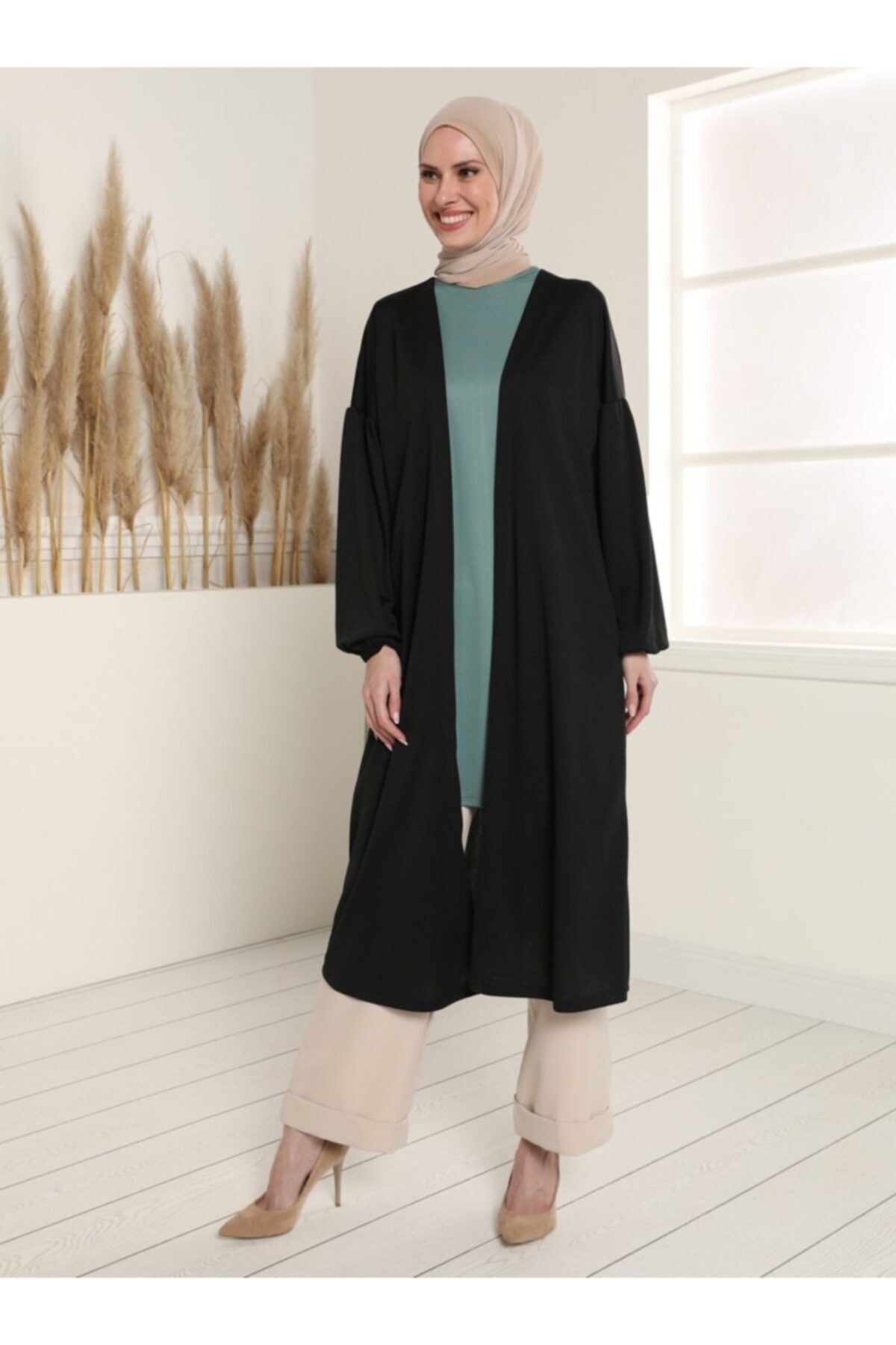 Tavin Kolsuz Tunik 90cm Kap Ikili Takım-yeşil-