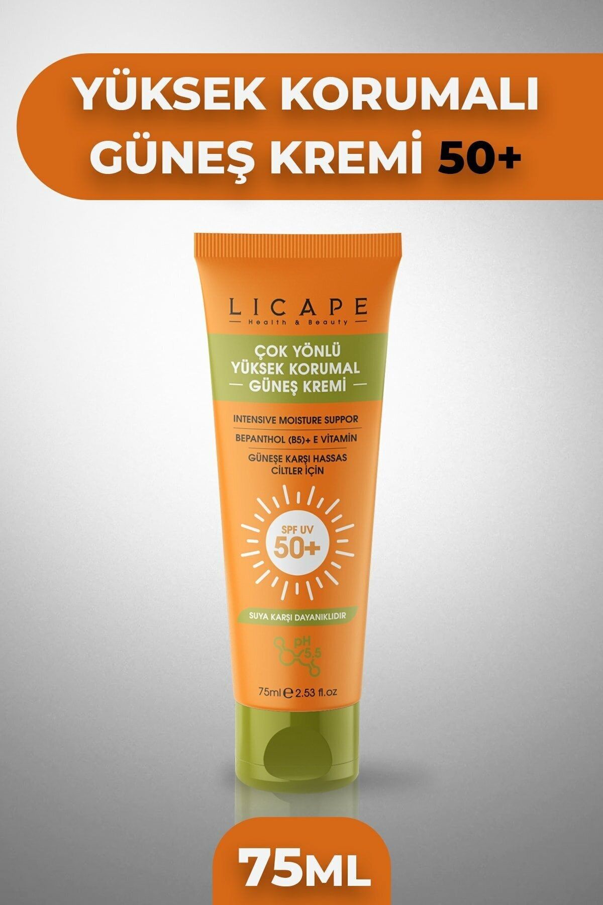 Licape Çok Yönlü Yüksek Korumalı Güneş Kremi 75ml