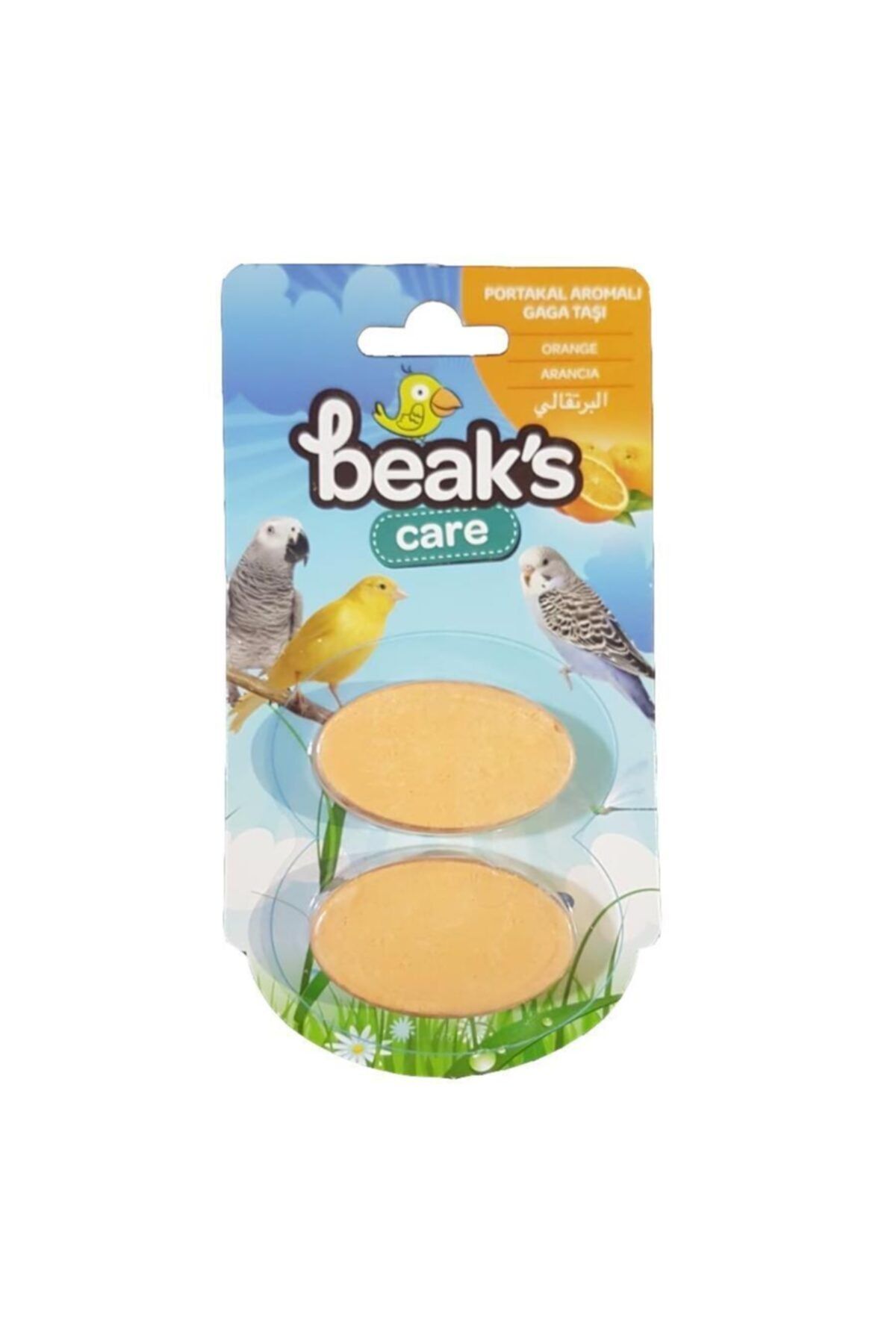 GoraPet Beak's Portakal Aromalı Kuş Gaga Taşı - Ikili