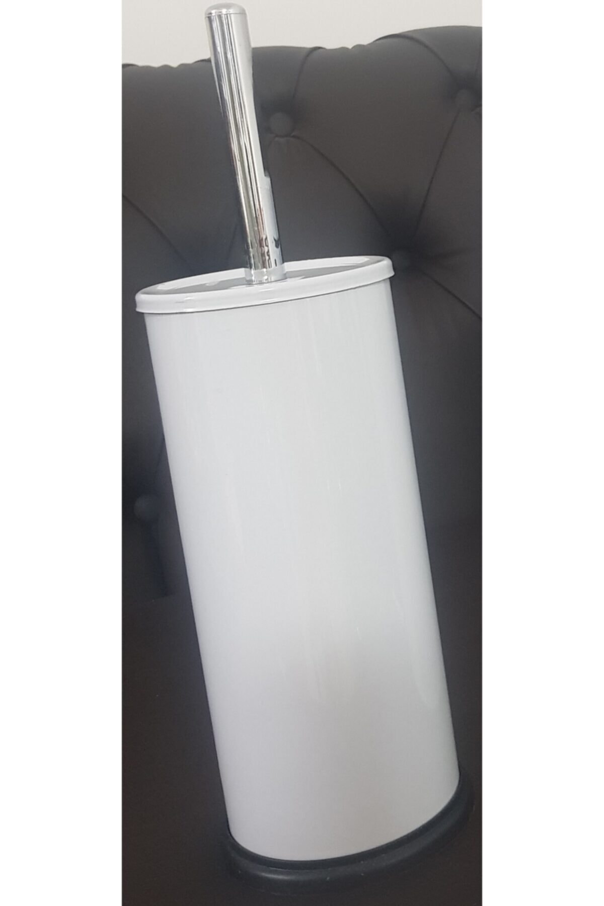 MorzaHome Wc Fırçası Metal-çap 10cm Yuk 24cm -beyaz(omür Boyu Paslanmaz)