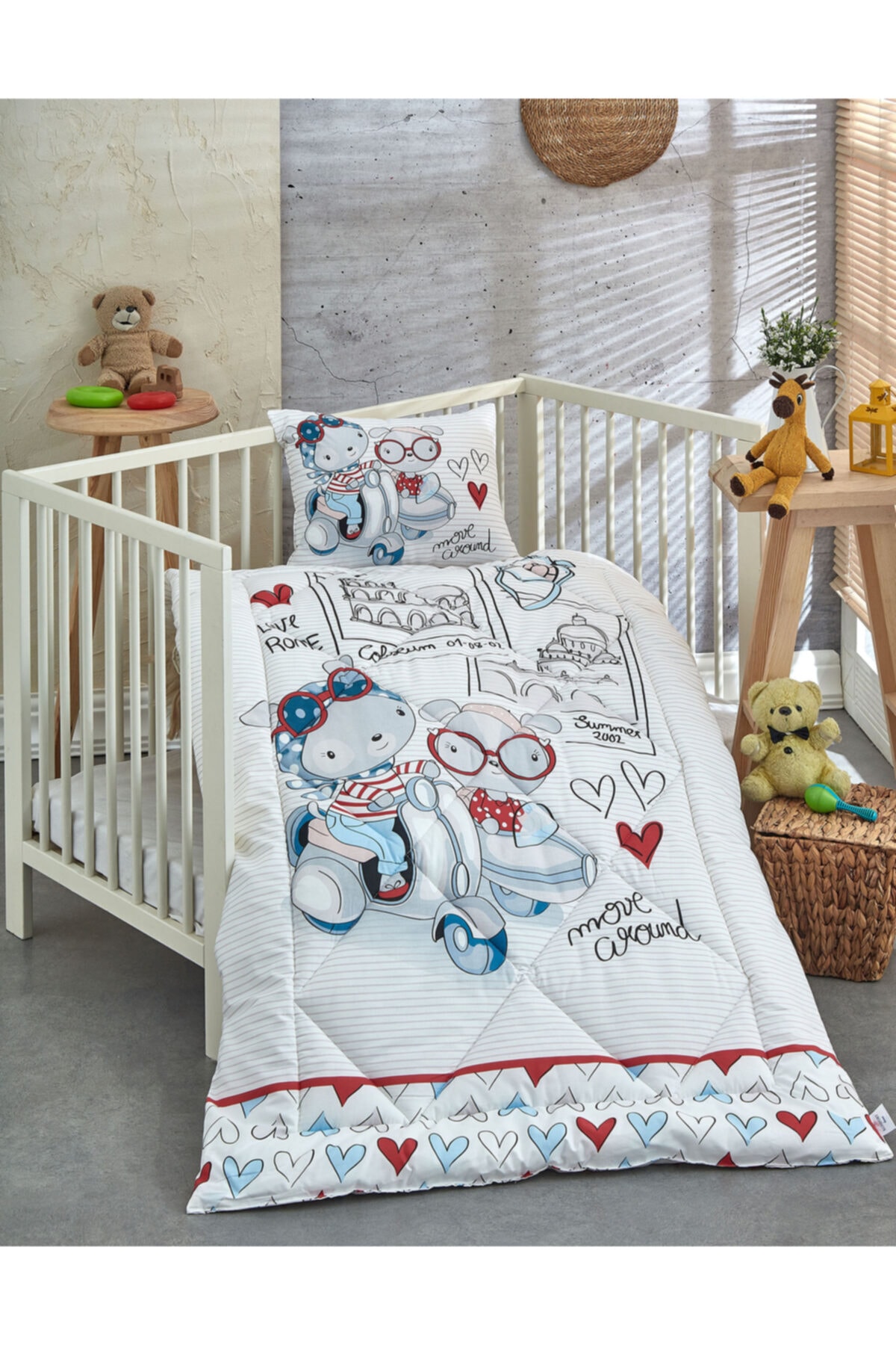 Komfort Home Ranforce Bebek Yorgan Seti