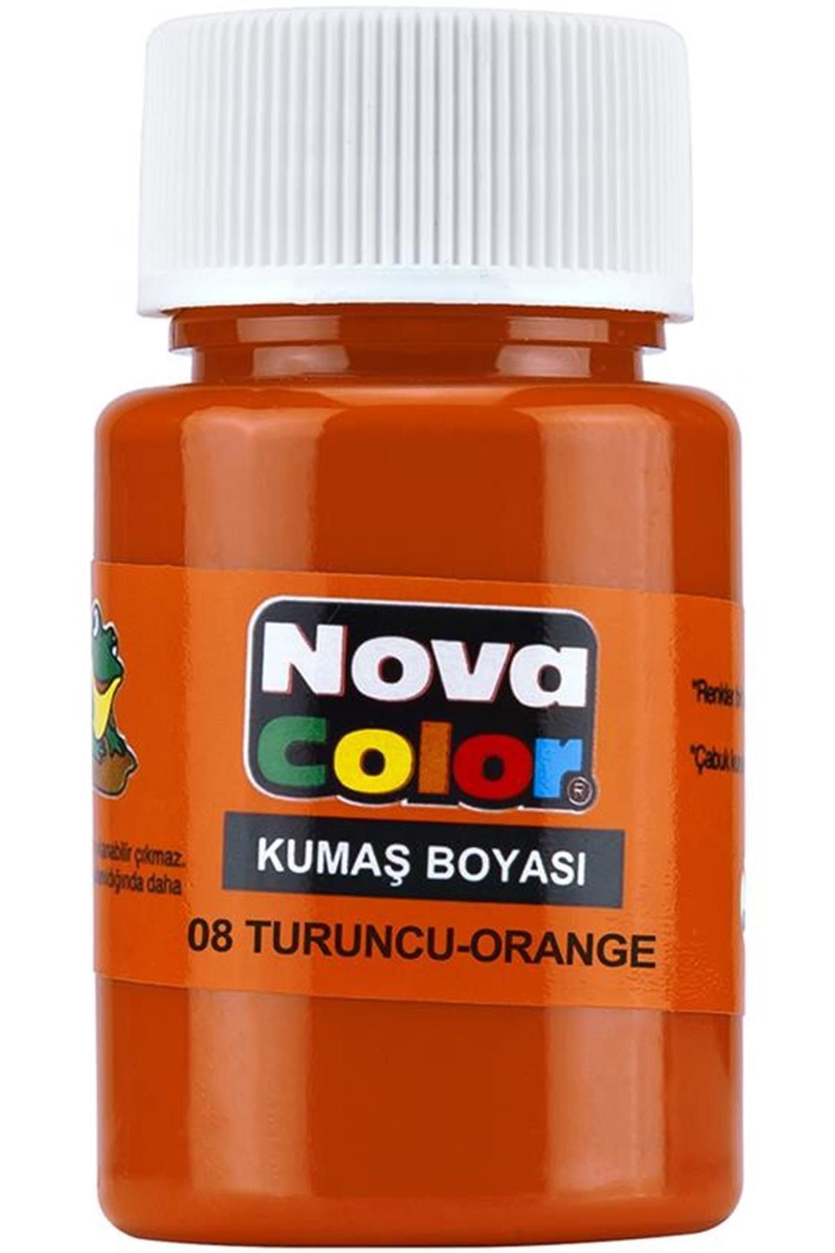 Nova Color Kumaş Boyası Turuncu 12i Kutu