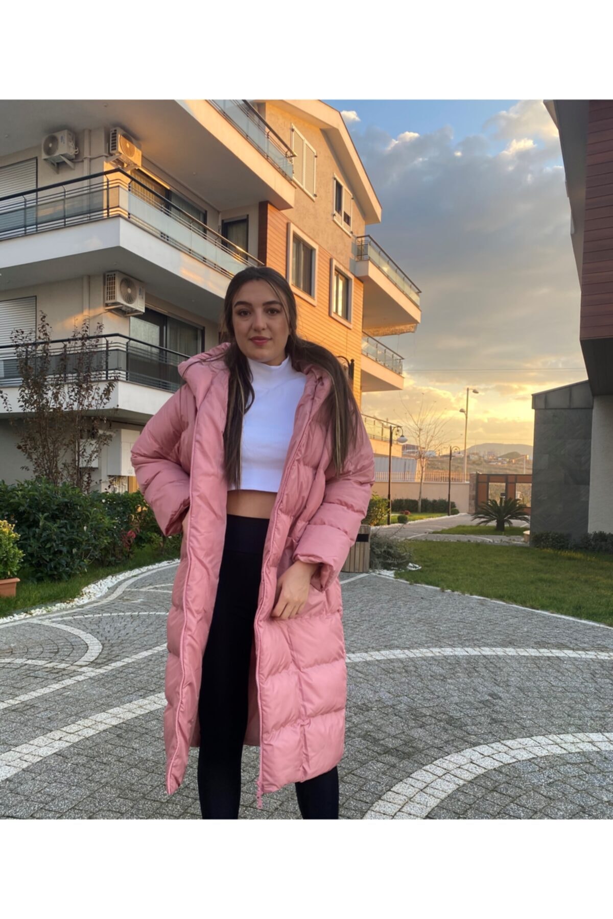 snm fashion Kapüşonlu Mont