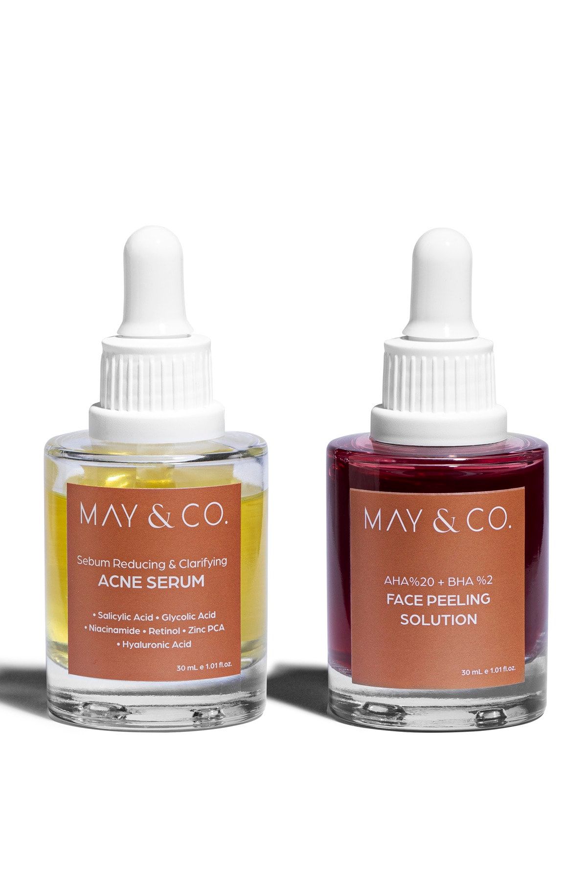 MAY&CO. Sivilce Ve Siyah Nokta Önleyici, Aydınlatıcı Bakım Seti