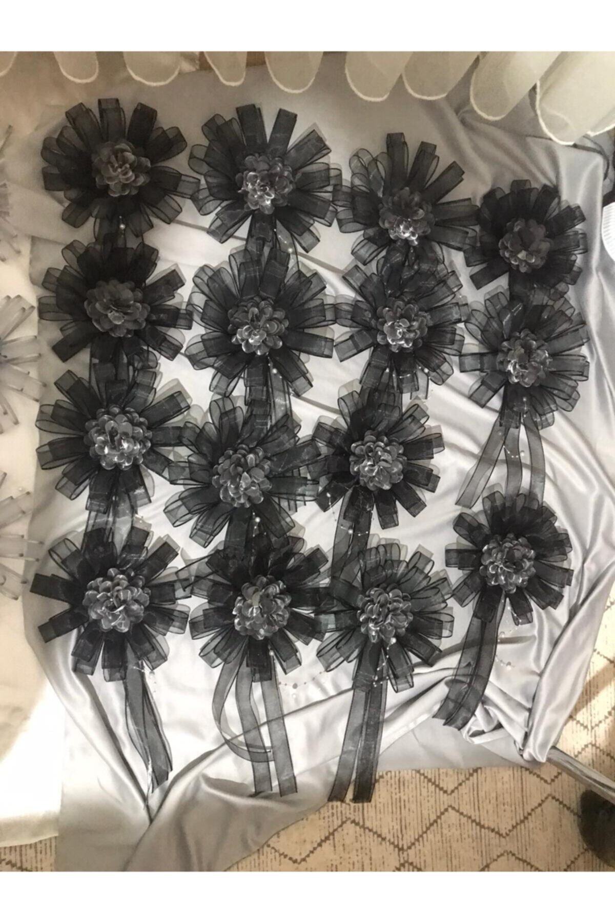 Assa Bohça Damat Siyah Bohça Süsü Nişan Bohçası 1 Adet