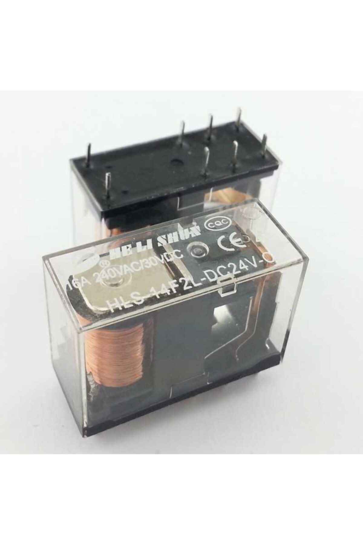HELIS HUN 12 V 16 A Tek Kontak Röle - Hls-14f2l-dc12v-c