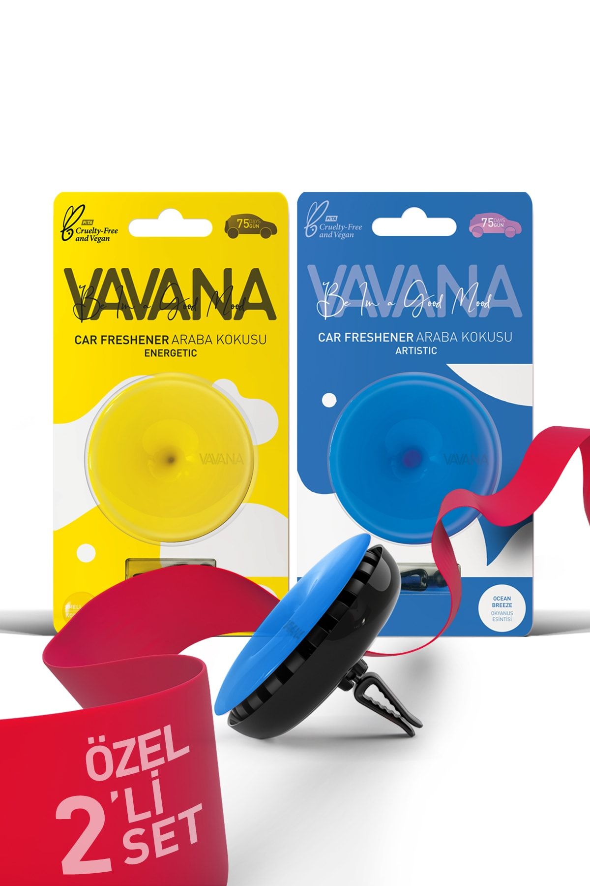 VAVANA Be In A Good Mood Araba Klima Kokusu Energetic - Artistic Set