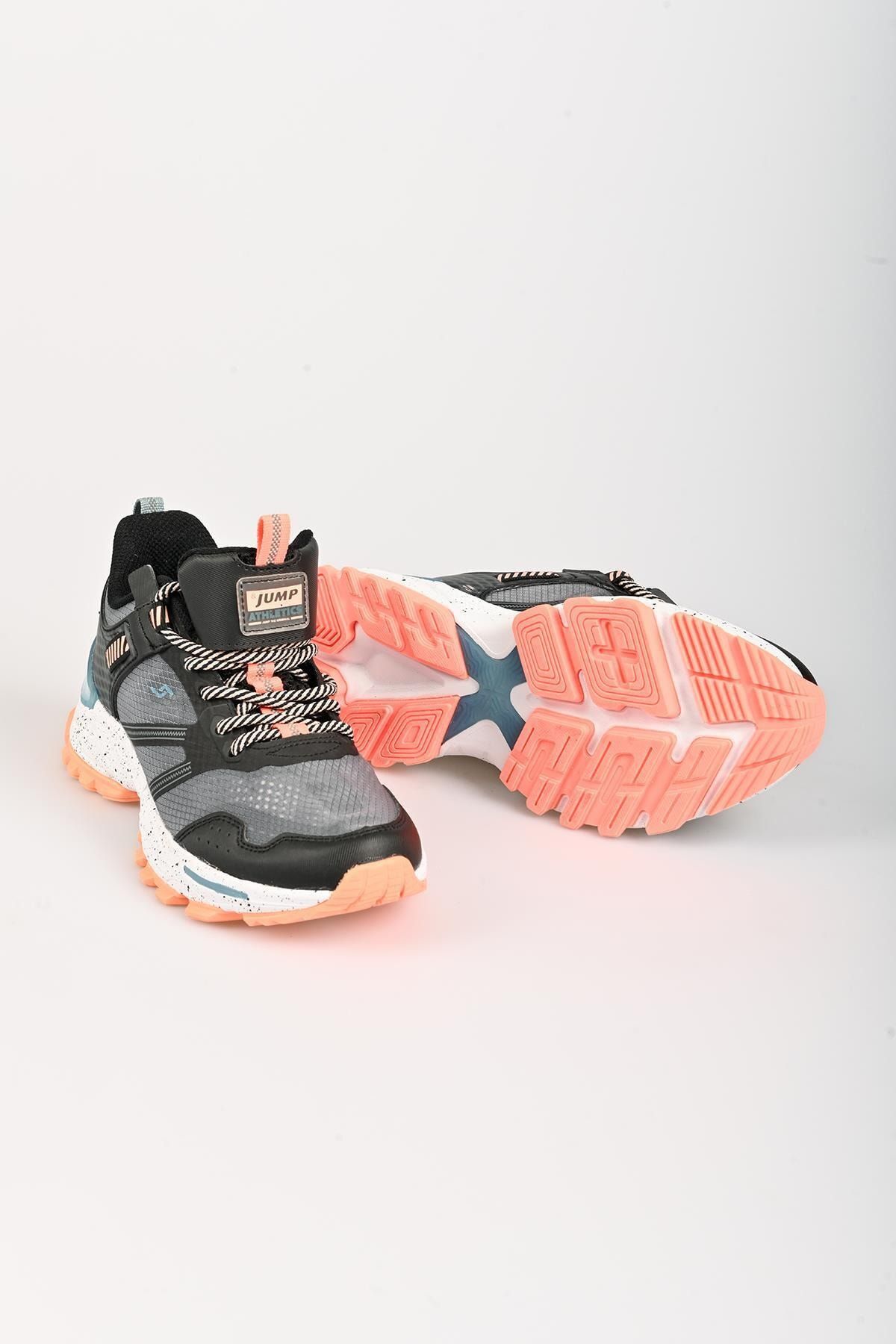 Jump 26241 Ortopedik Kalın Taban Bağcıklı Havalı Spor Tarz Unisex Sneaker Ayakkabı