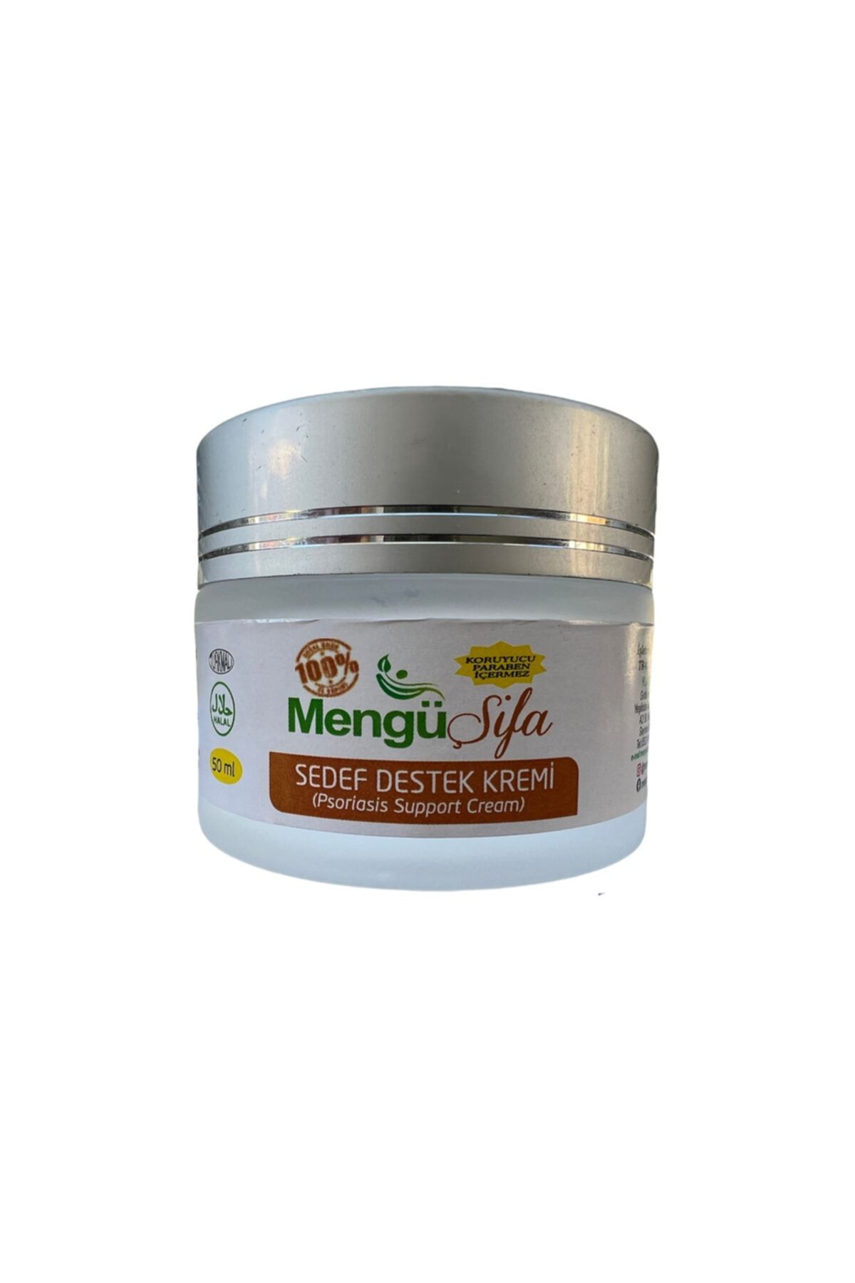 mengü şifa Sedef Destek Kremi 50ml Deniz Tuzu Destekli