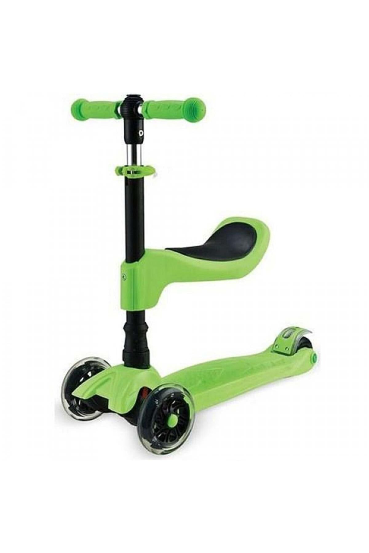 BabyHope Marka: Baby Hope Üç Tekerlekli Yükseklik Ayarlı Işıklı Scooter Flt-199 Yeşil