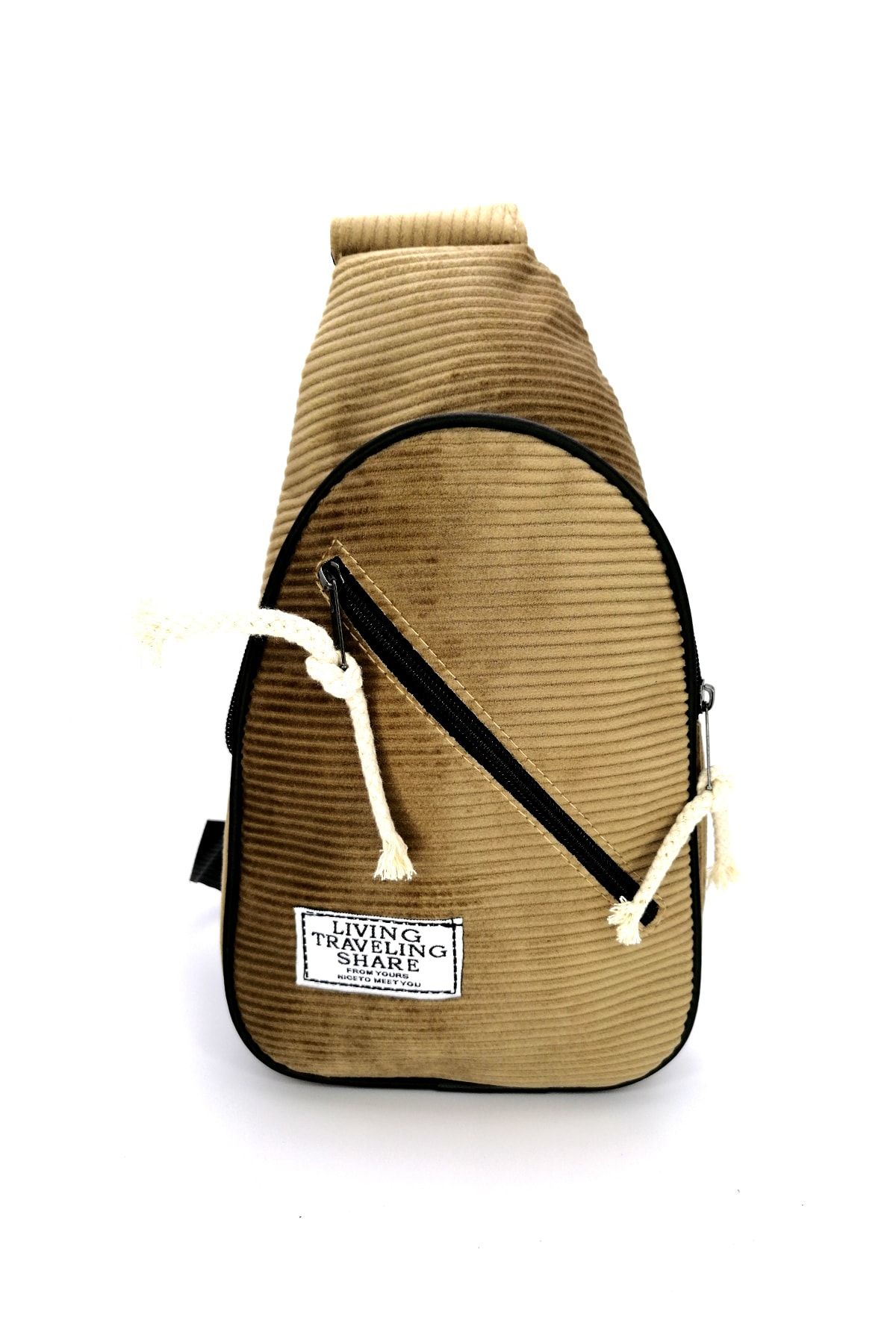 phasespace Göğüs Çantası Bodybag Unisex Kahverengi Kadife