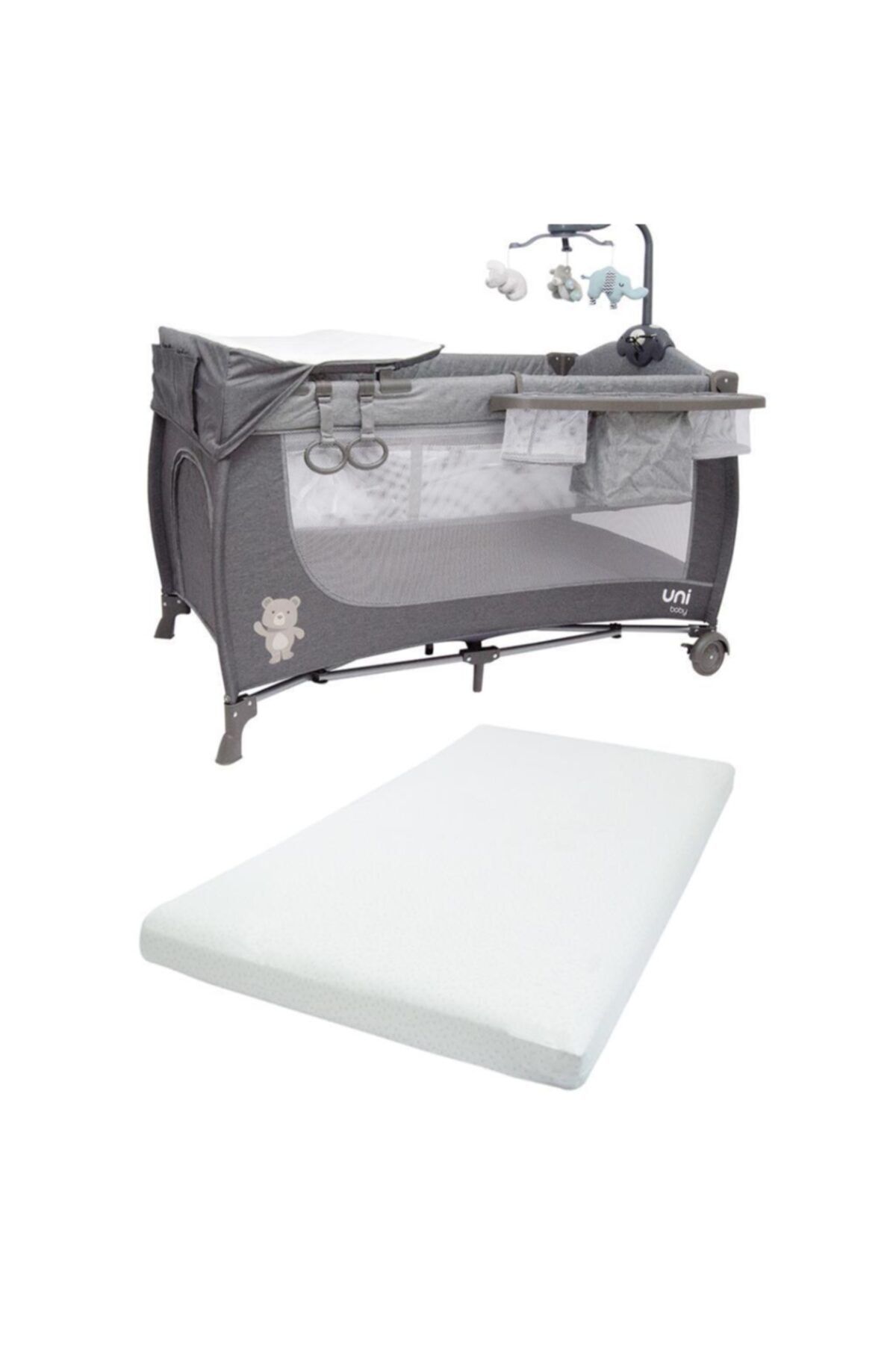 Uni Baby Elite Oyun Parkı 70*120 Cm Pamuk Yatak Hediyeli