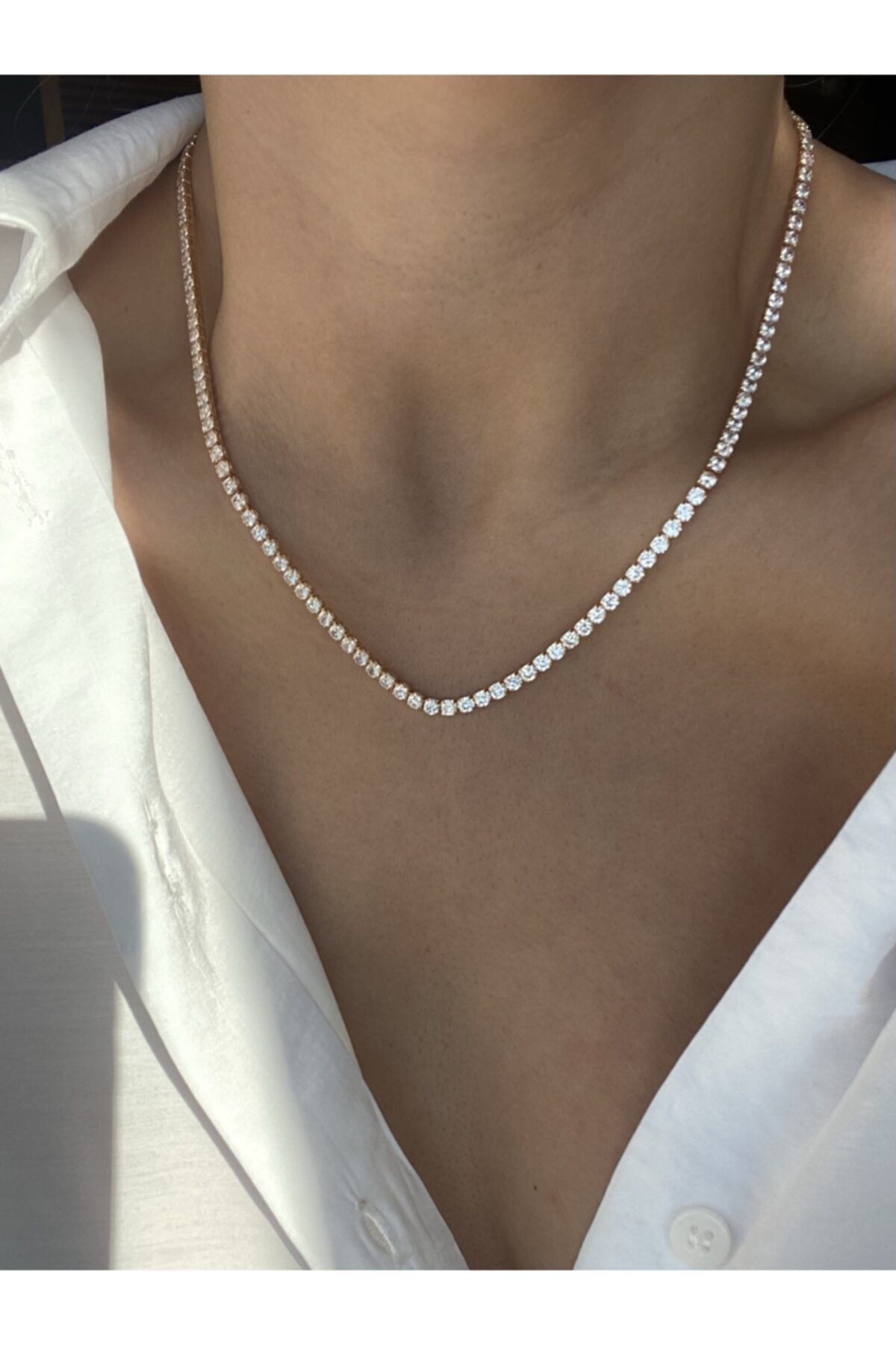 vi store vi jewelry Altın Kaplama Su Yolu Kolye