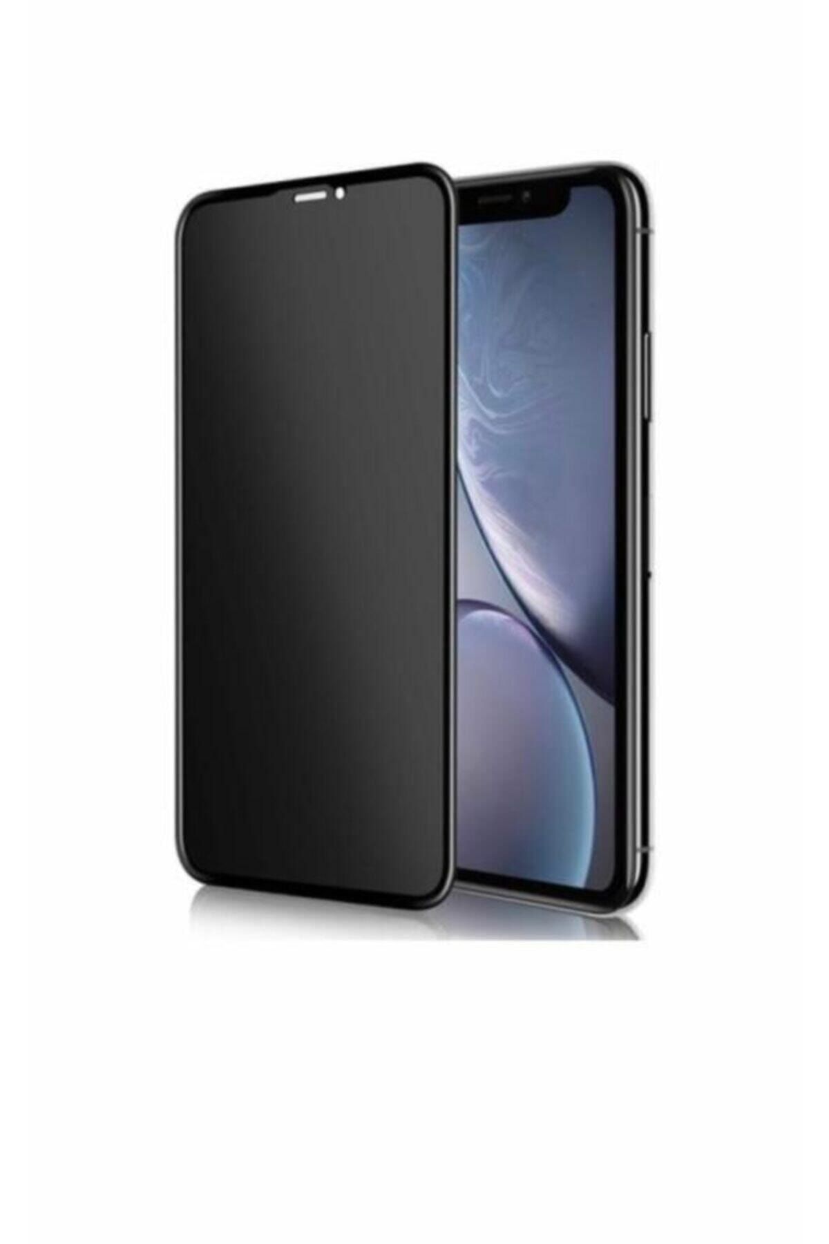 GALIO Iphone 6-6s Full Hayalet Kırılmaz Cam Privacy Siyah