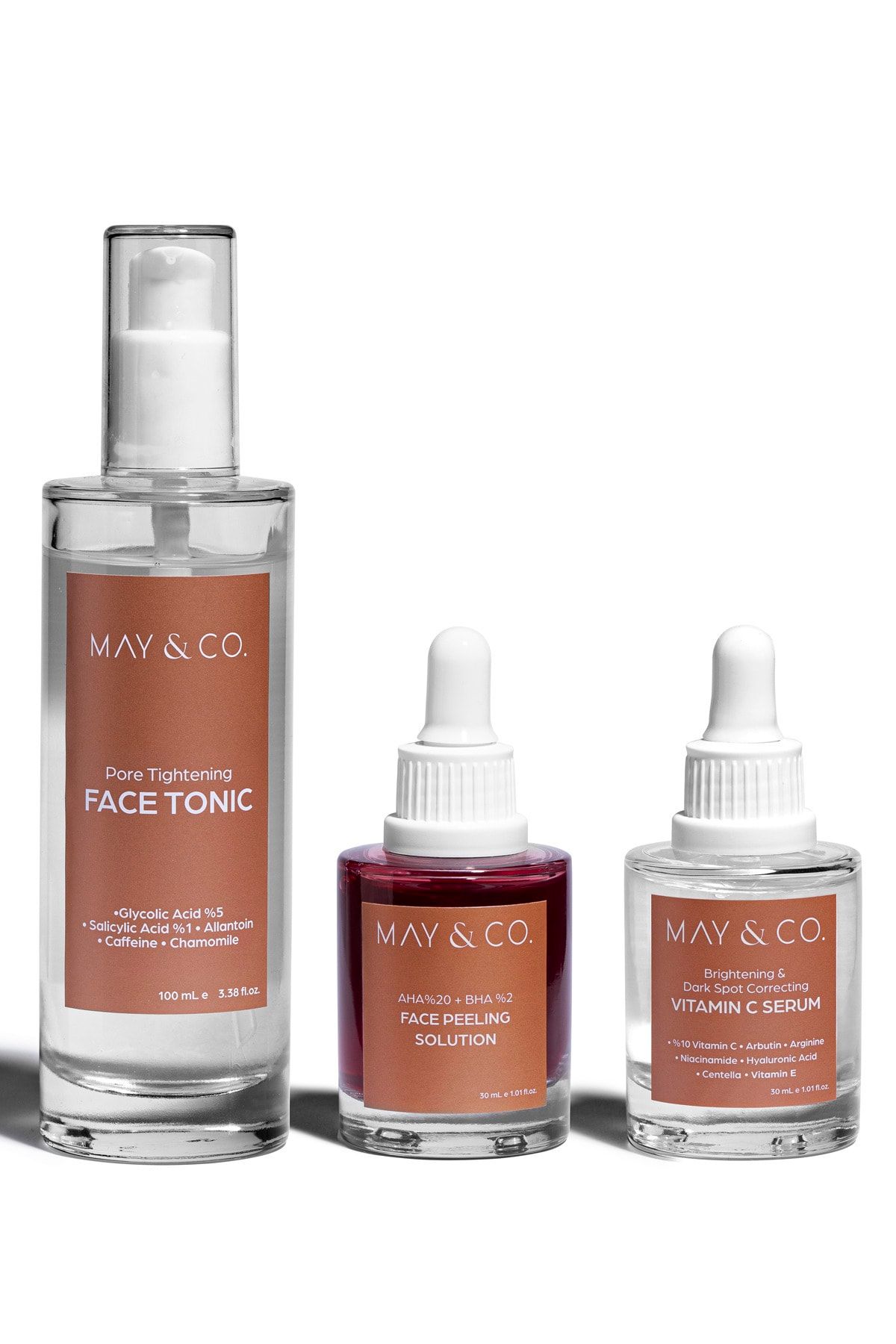 MAY&CO. Leke Önleyici, Aydınlatıcı Ve Gözenek Sıkılaştırıcı Yoğun Bakım Seti