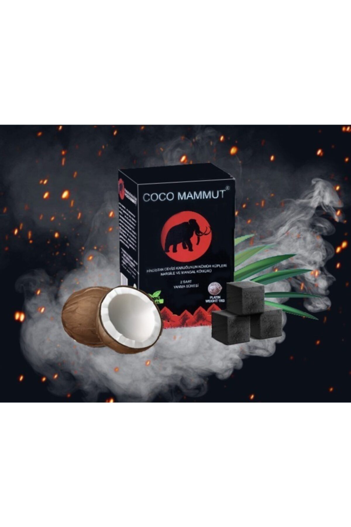Coco Mammut Nargile Kömürü 1 Kg