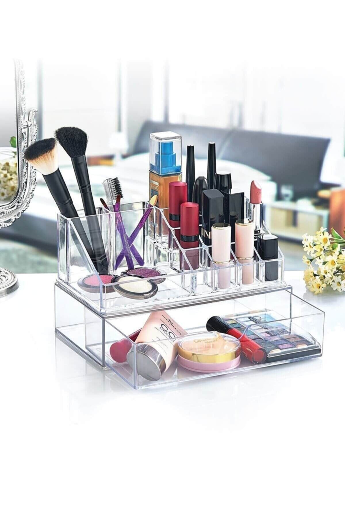 EYSA HOME Organizerli Çekmeceli Makyaj Düzenleyici Set