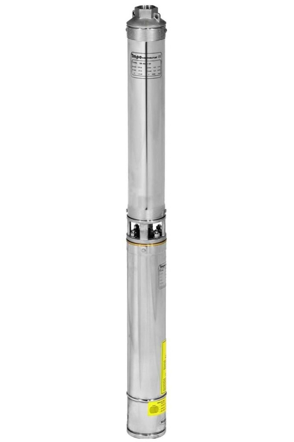 İmpo Eco Sk 402/39 Techno Başlıklı 3hp Trifaze Derin Kuyu Dalgıç Pompa Motorlu