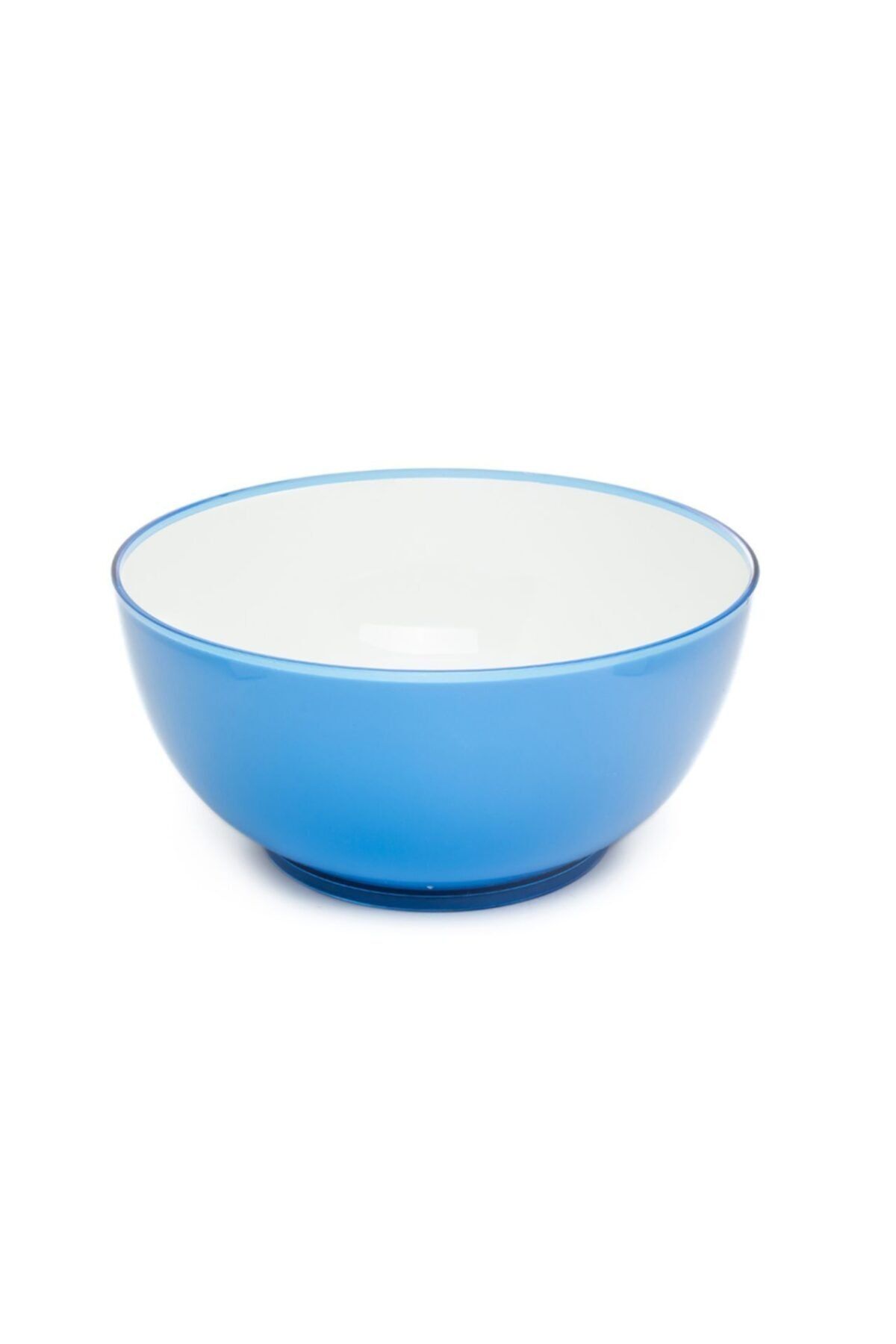 EW's Kitchenware 2 Renk Mavi Beyaz Yuvarlak Salata Kasesi