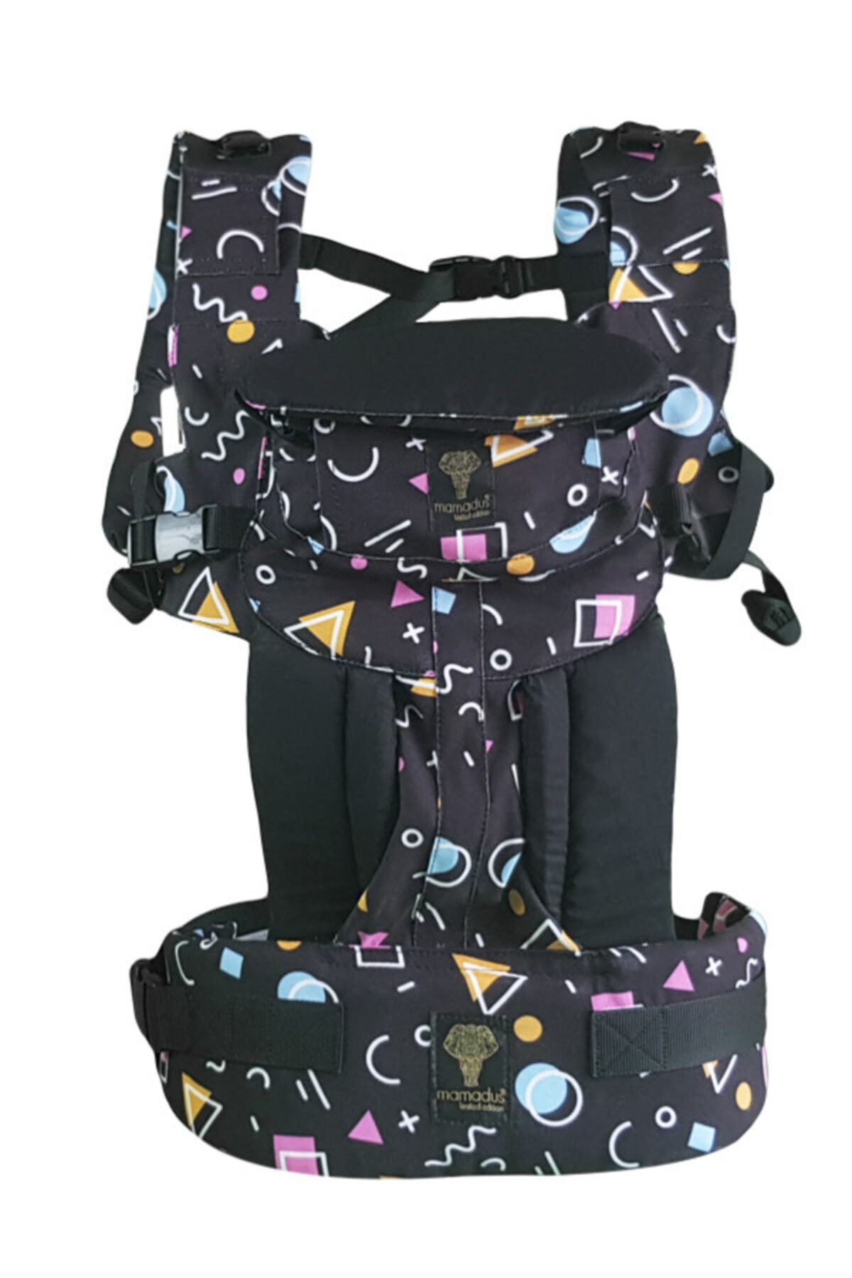 MamadusBaby Geometrik Desenler Her Yöne Ergonomik Kanguru