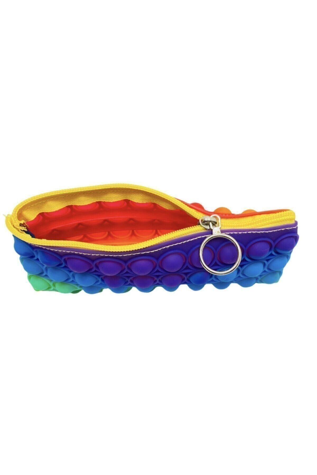 High PRINT Pop It Push Bubble Fidget Oyuncak Kalemlik Popit Gökkuşağı Kalem Kutu Zihinsel Stres Oyunu