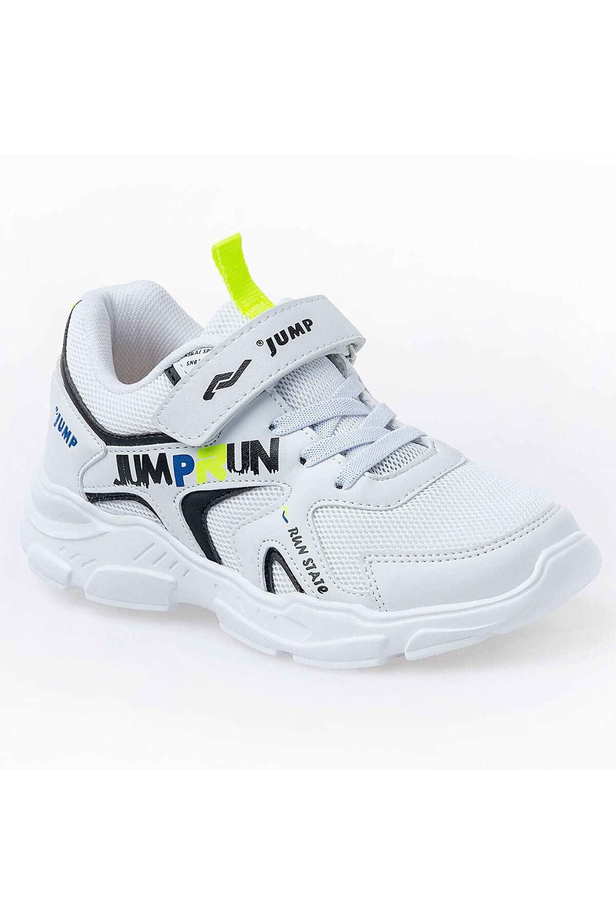 24747 Beyaz - Siyah Uniseks Çocuk Spor Ayakkabı