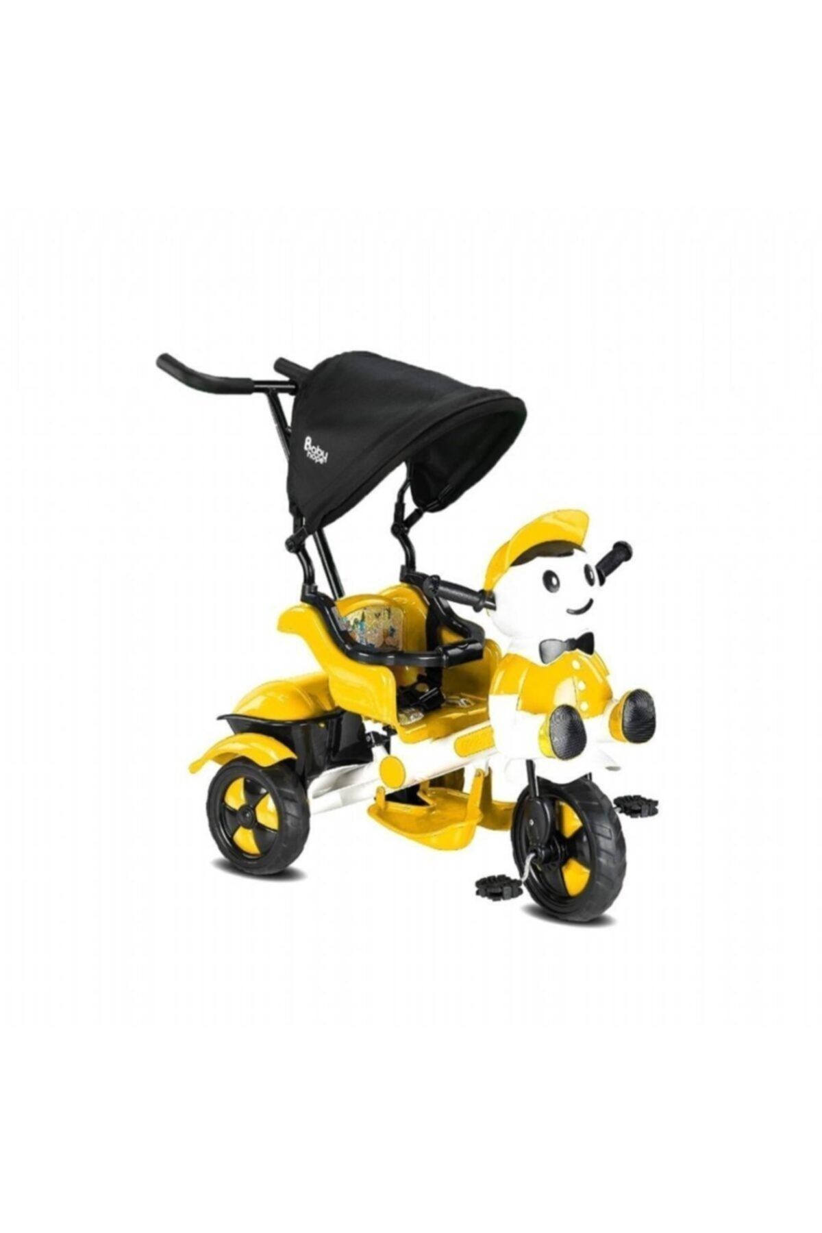 BabyHope Yupı Trıycle Üçteker Bisiklet Sarı Siyah