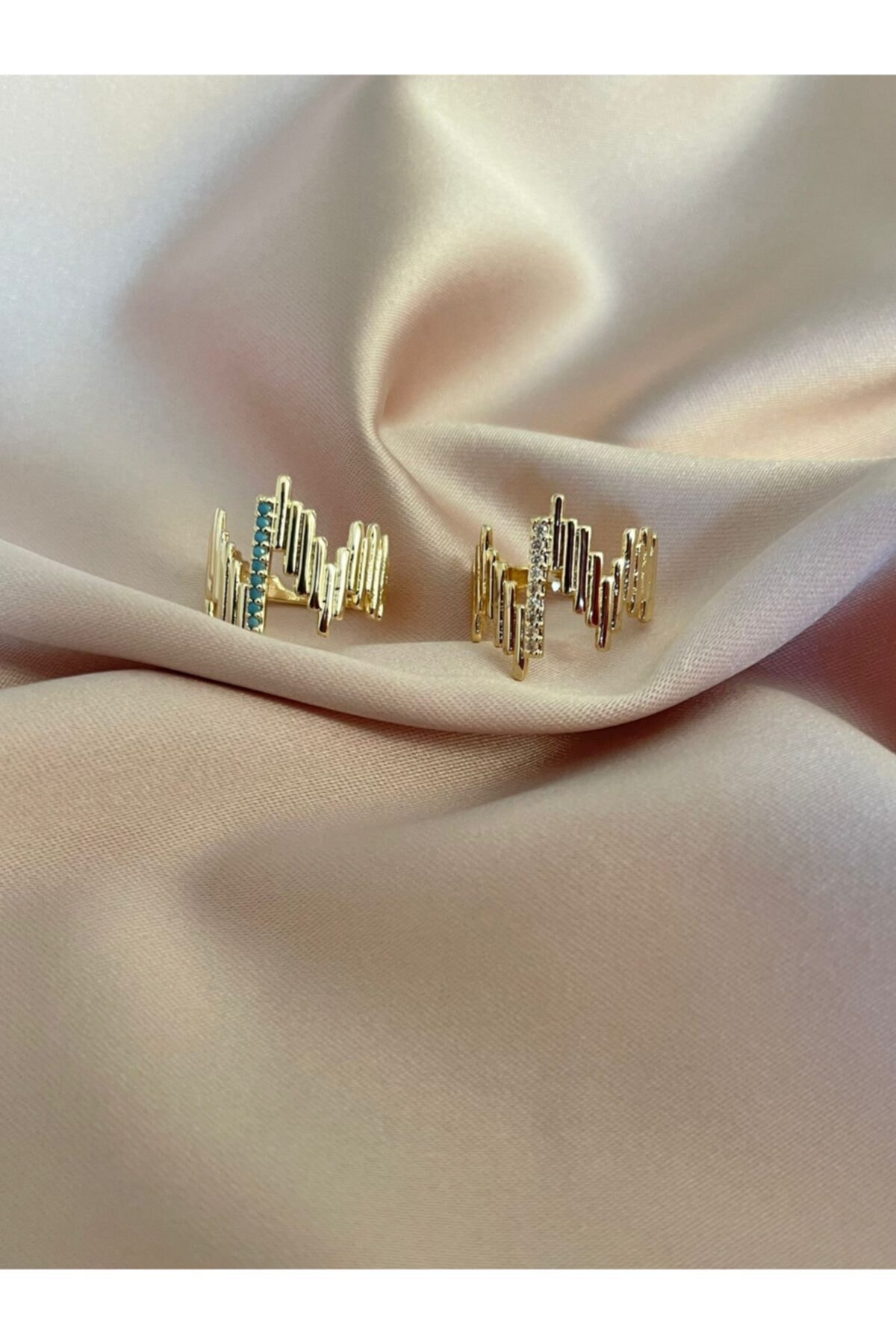 Rice Garden Accessories Mavi Zirkon Taşlı Yüzük