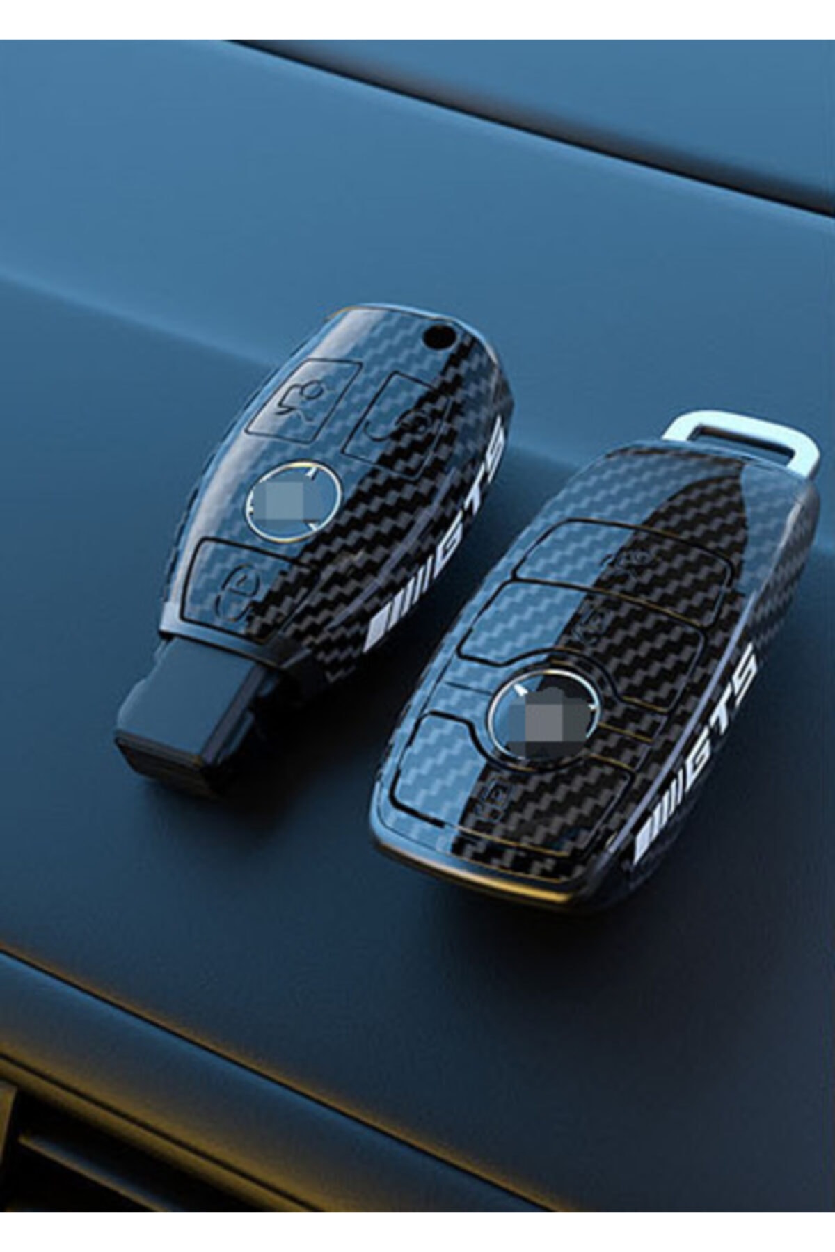 MERCEDES Karbonfiber Anahtarlık Tip-b