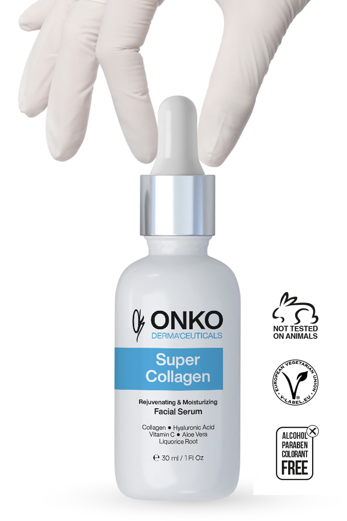 Onko Health Super Kolajen Cilt Bakım Serumu 30ml. Hücre Yenileyici Hidrolize Kolajen