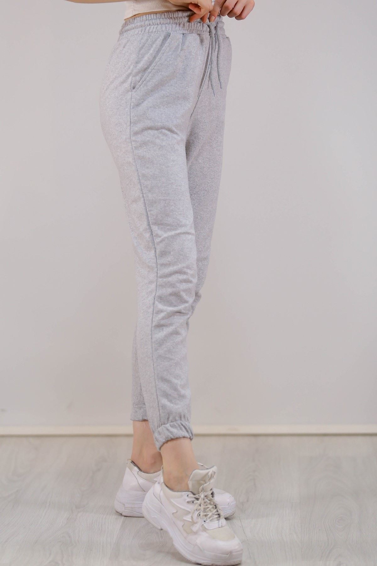 atabay Iki Iplik Eşofman Altı Gri - 5341.1348.