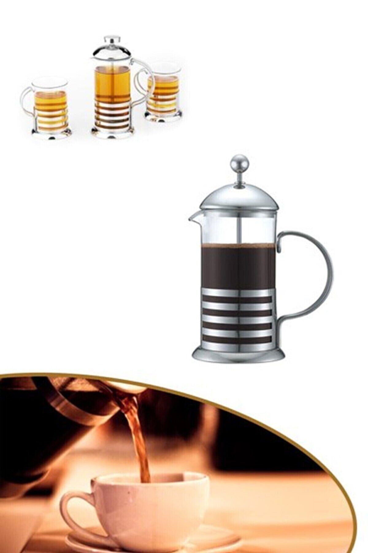 HB LİFE French Press Kahve Bitki Demleme 350 Ml
