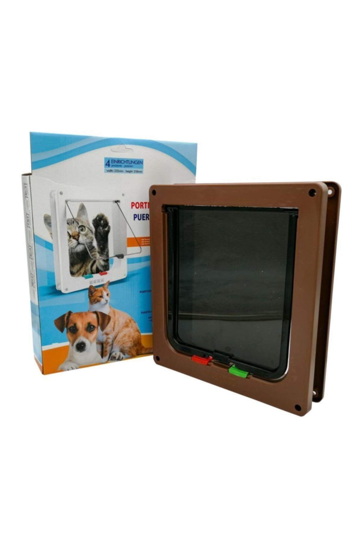 CCA Kedi Kapısı Kahve Renkli 235mmx50mmx250mm