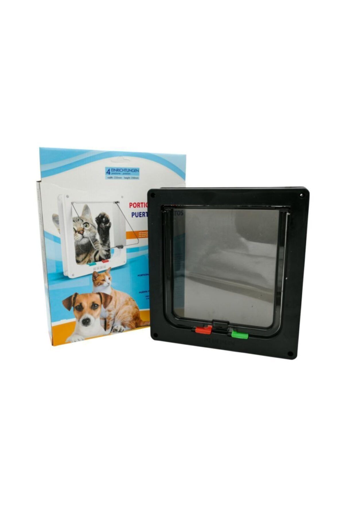 CCA Kedi Kapısı Siyah Renkli 235mmx50mmx250mm