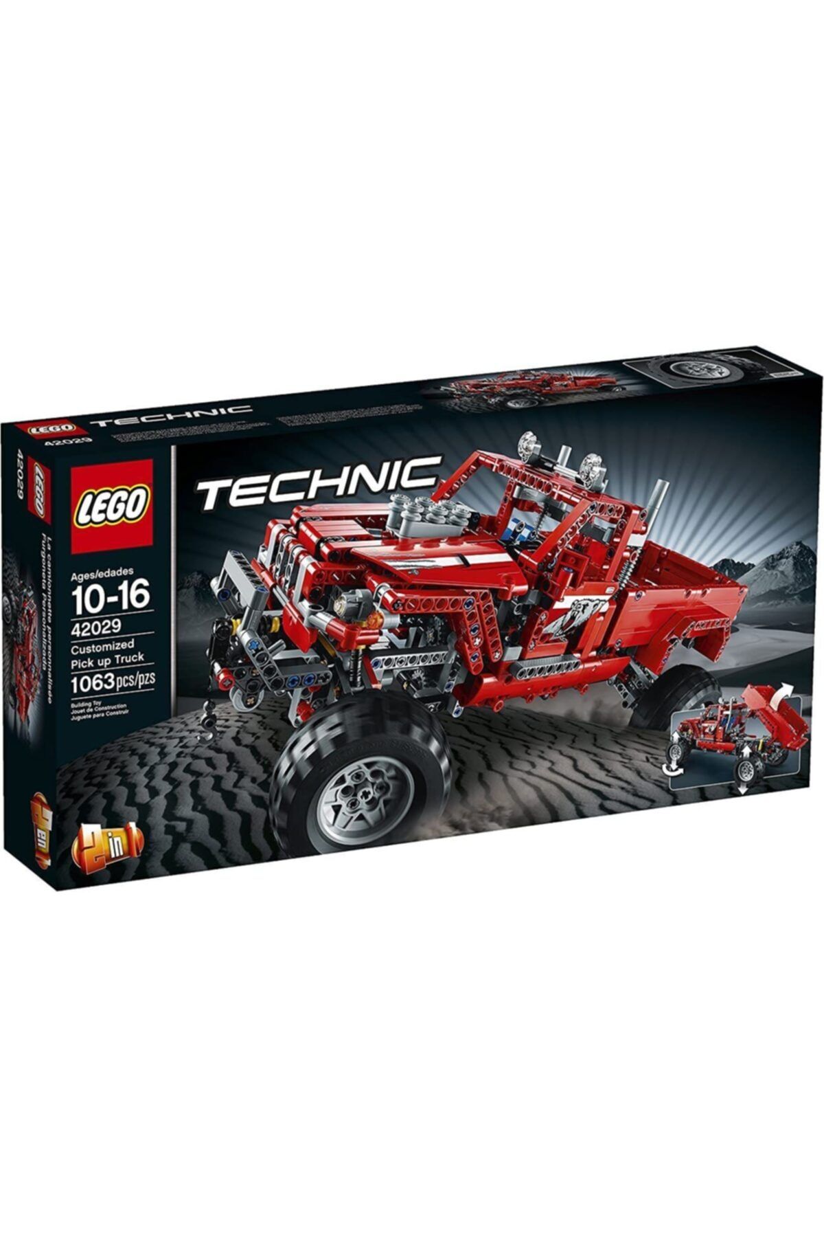 LEGO Technic 42029 Customized Pick Up Truck - 1063 Parça Kutu Oyun Seti