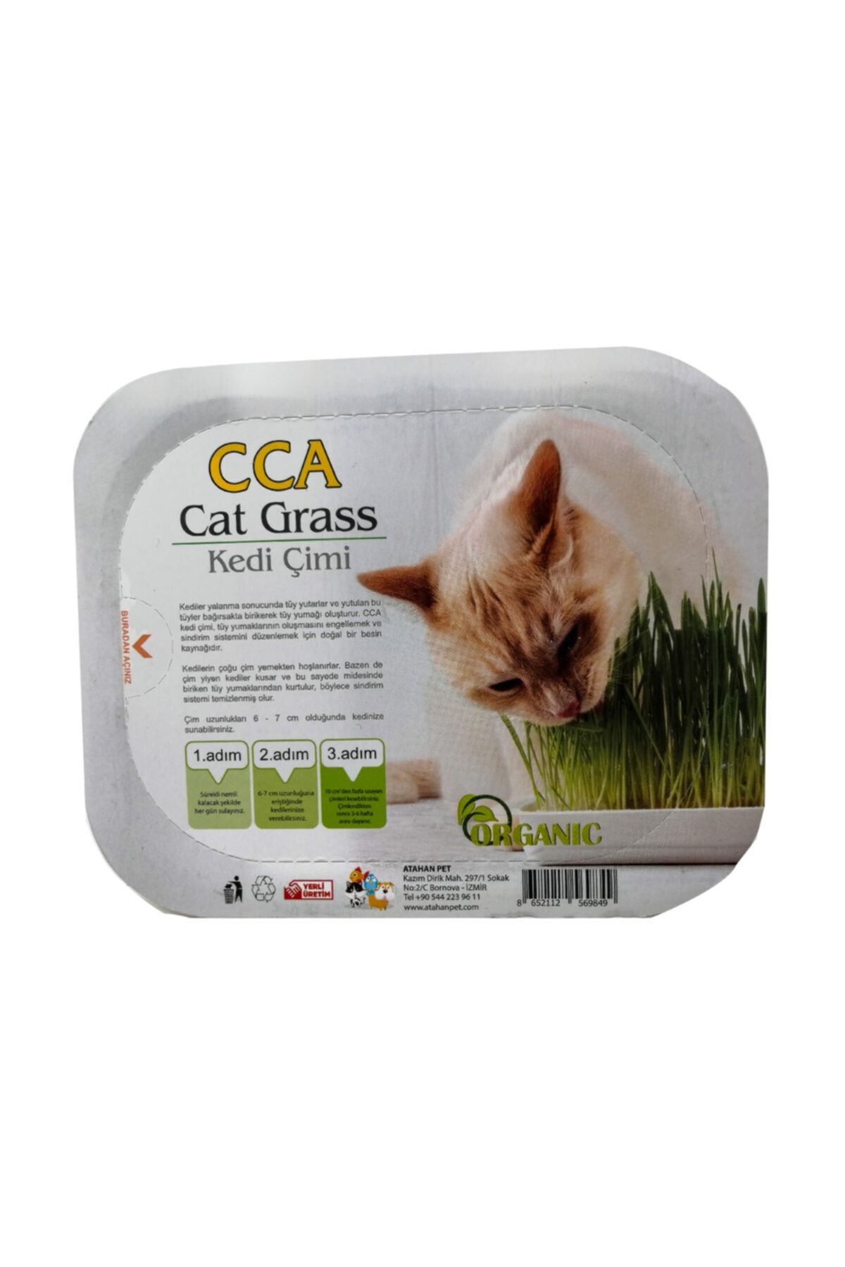 CCA Naturel Cat Grass Organik Kedi Çimi