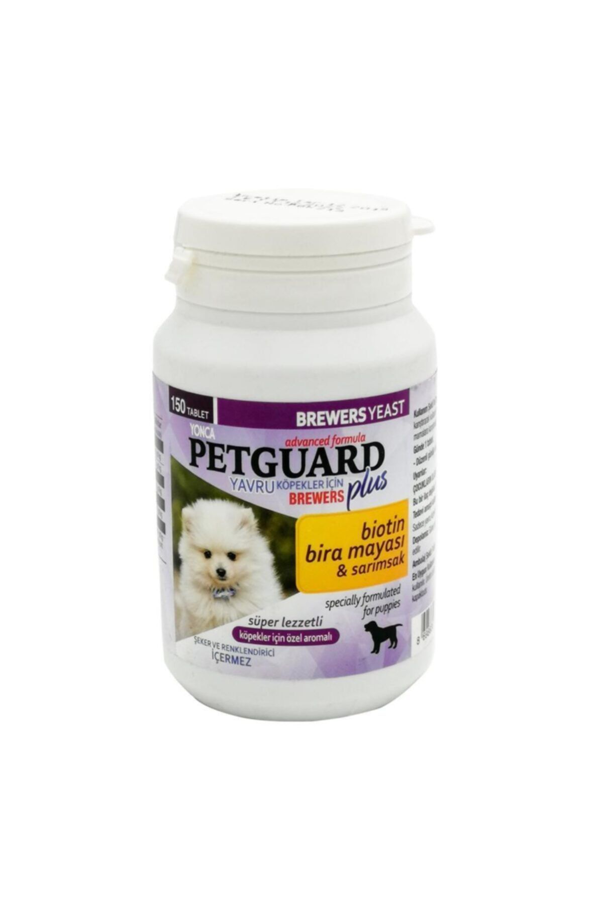 Petguard Yavru Köpek Için Brewers Yeast 150 Tablet