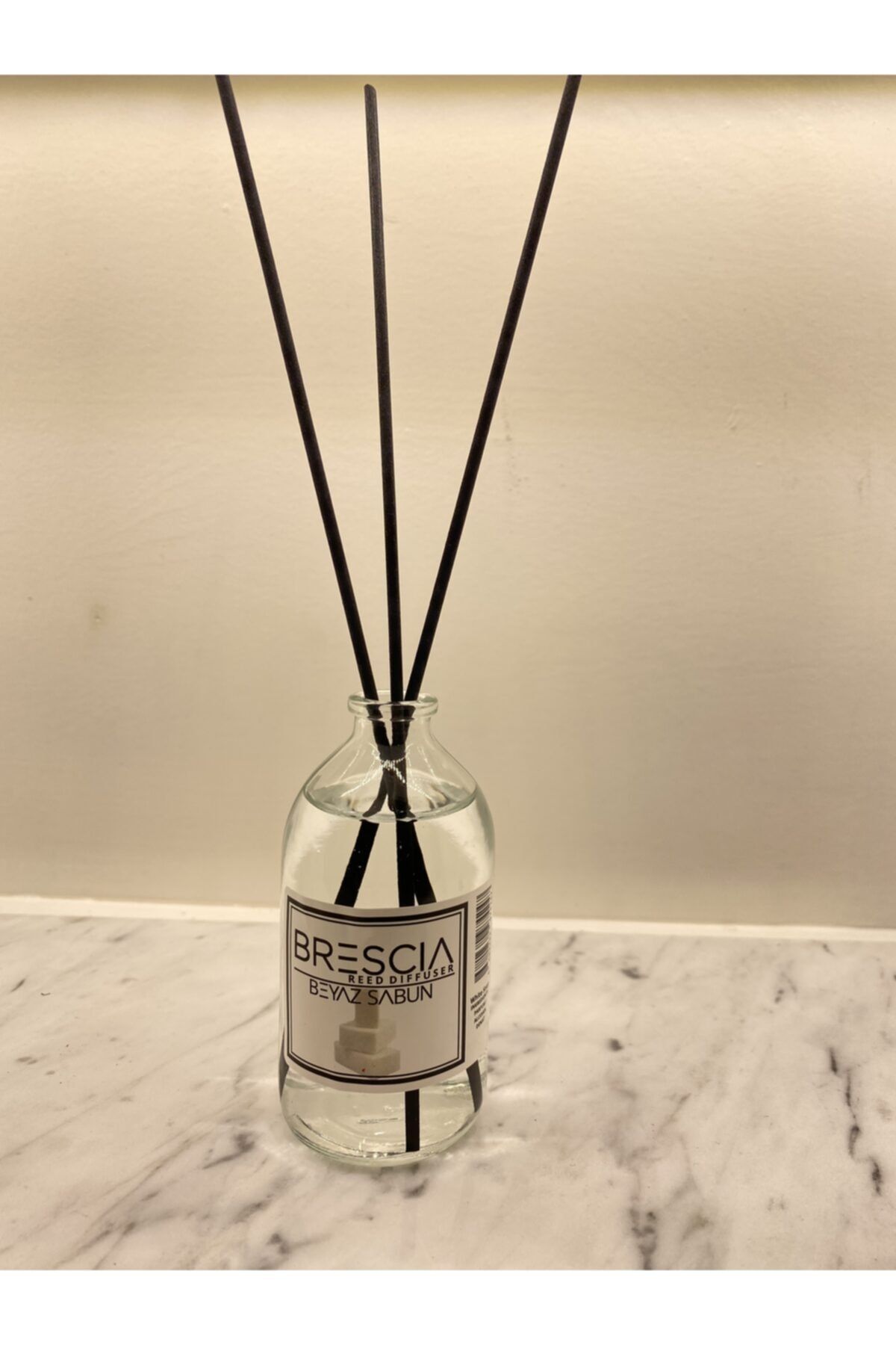 Brescia Bambu Çubuklu Oda Kokusu 110ml Beyaz Sabun