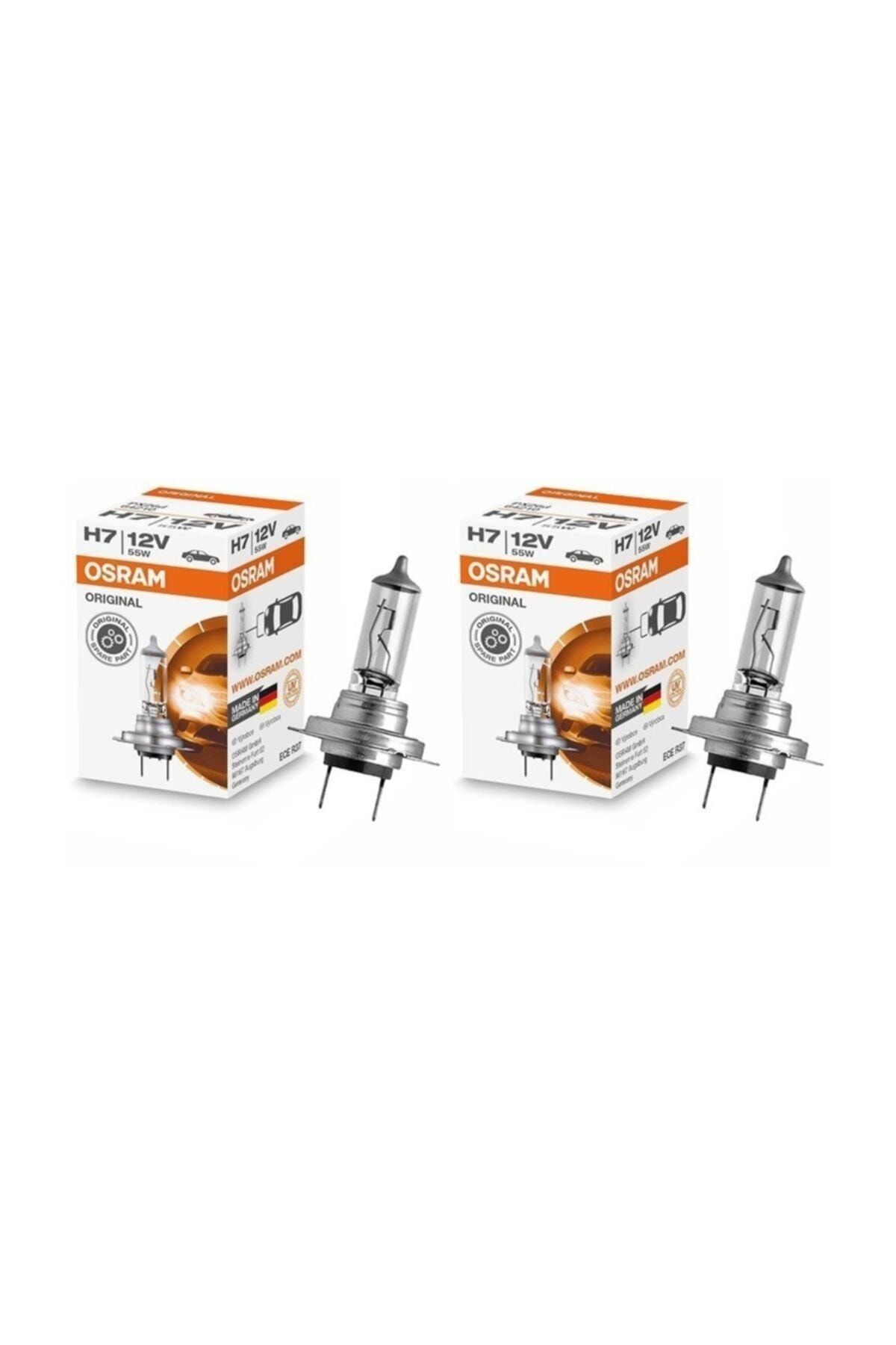 Osram 12v H7 Far Ampulü 2 Adet Alman Malı Orjinal  64210 2x