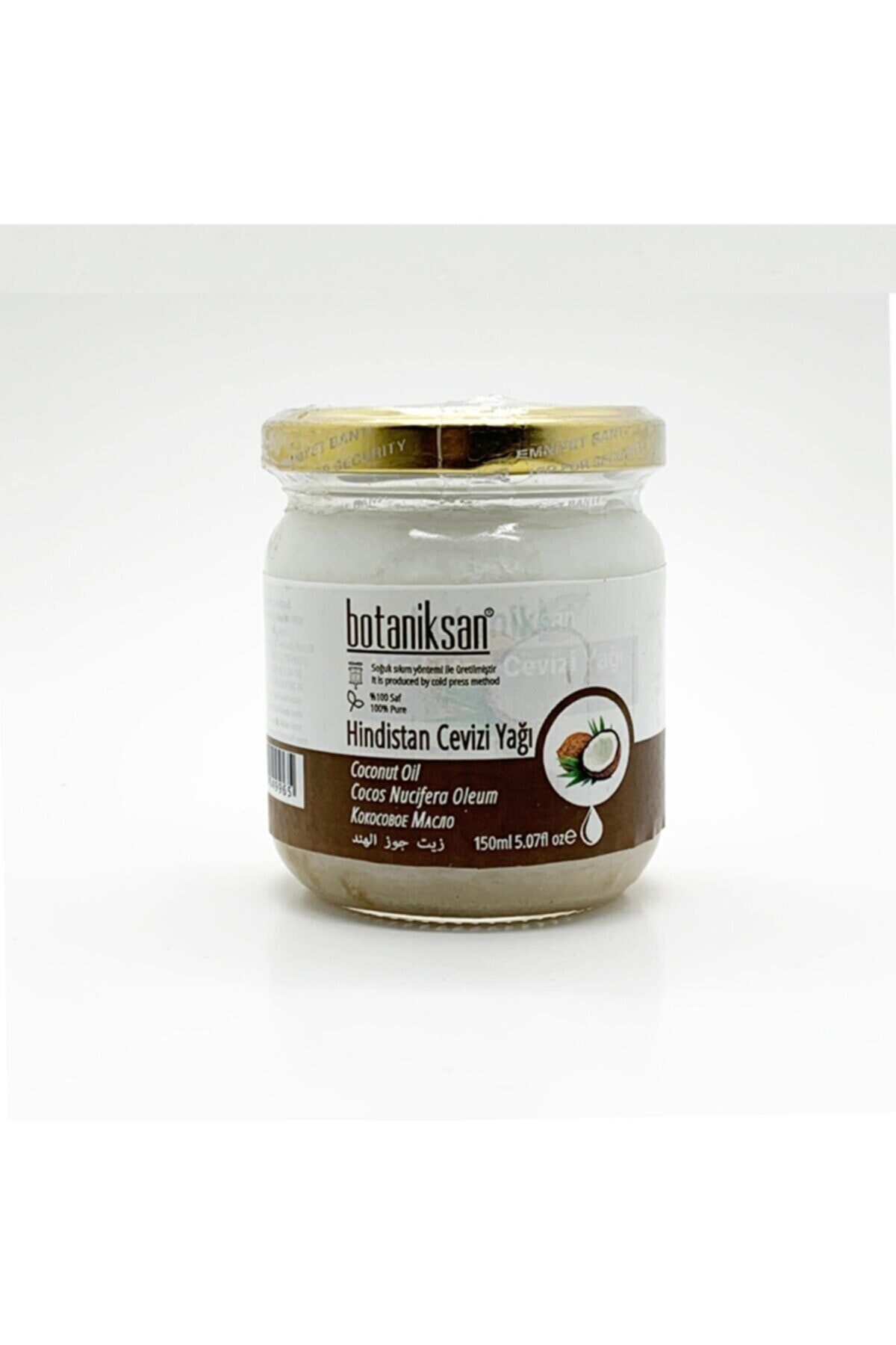 botaniksan Hindistan Cevizi Yağı 150gr Soğuk Sıkım, Saf, Doğal, Katkısız Hindistan Cevizi Yağı 150gr