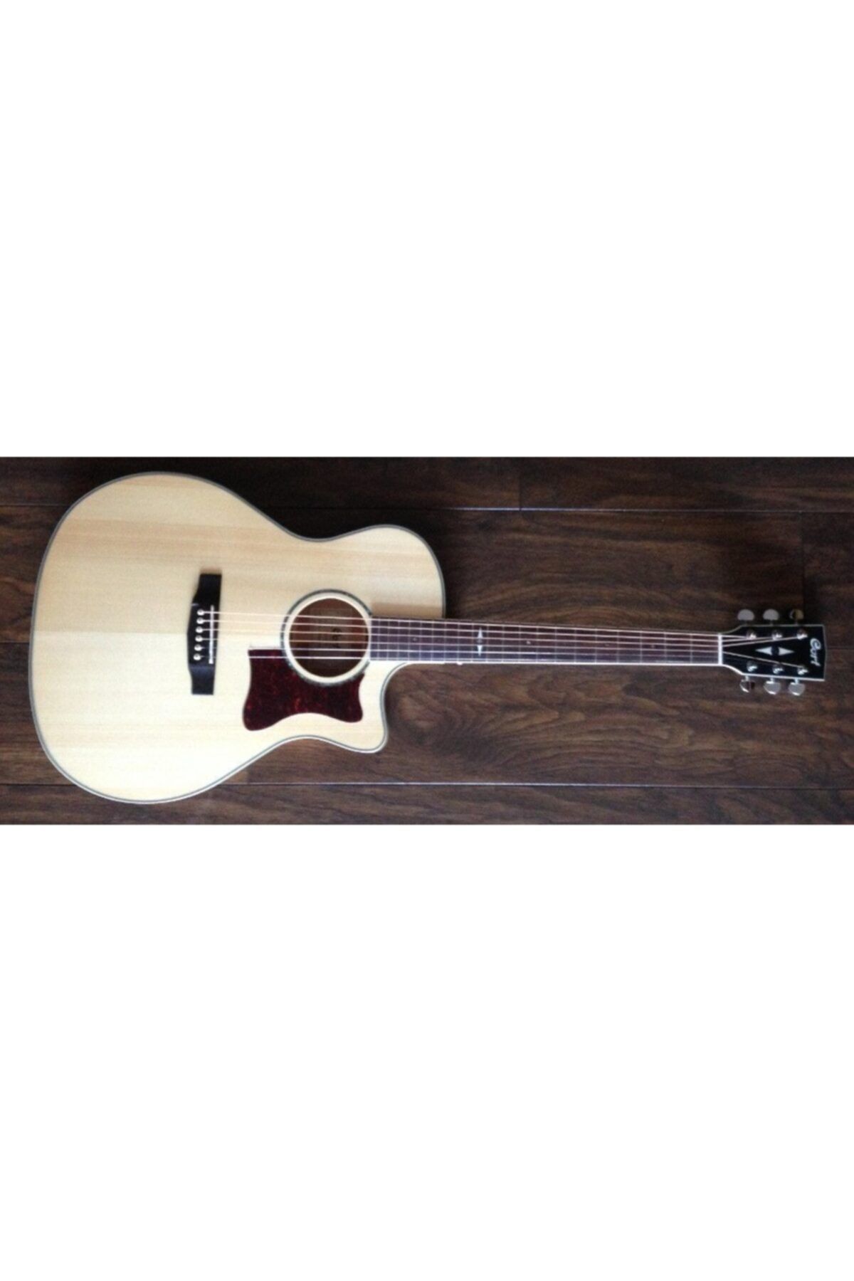 CORT Ga10fns Elektro Akustik Gitar, Naturel, Masif Ladin