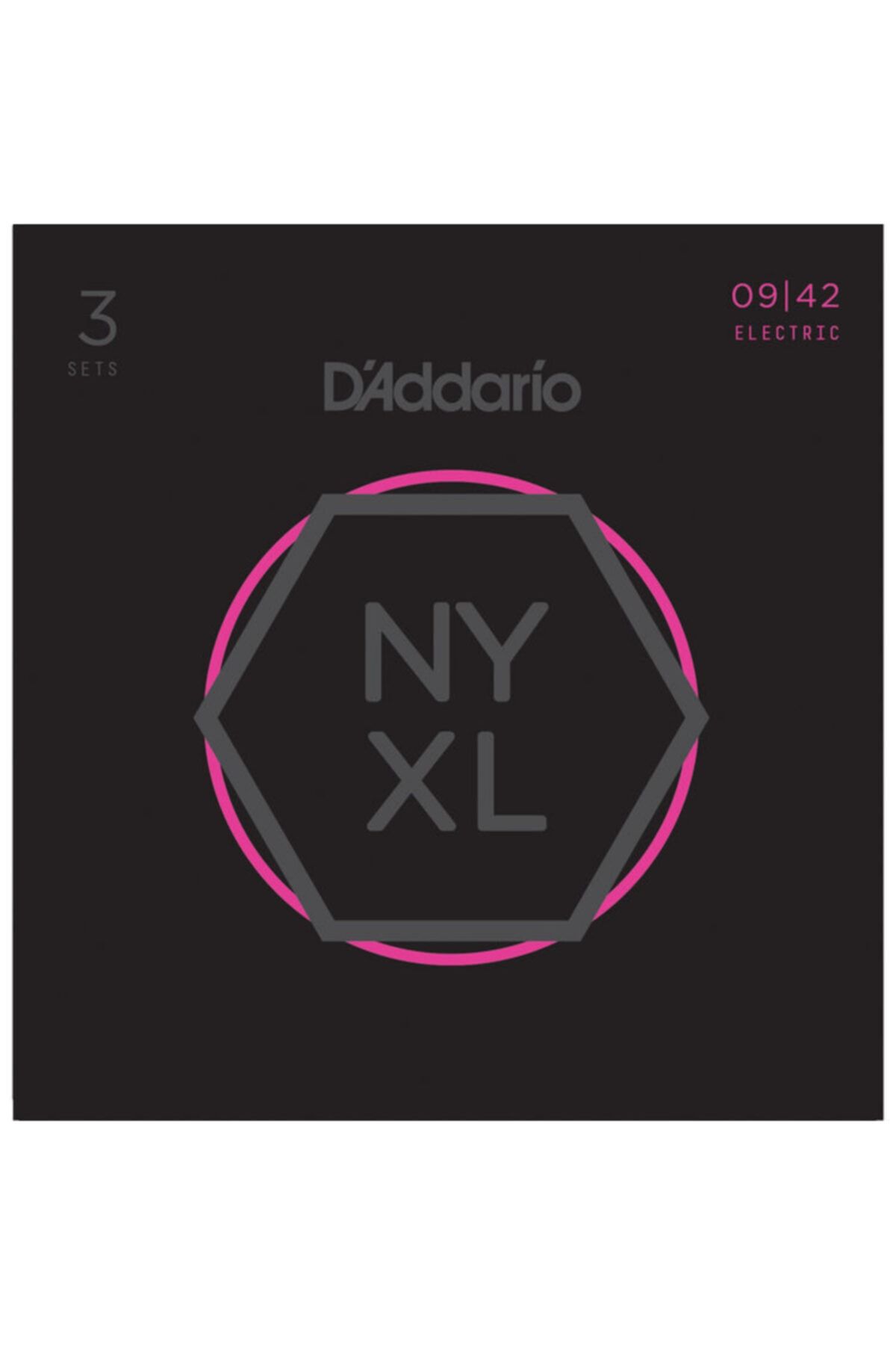 Daddario Daddarıo Nyxl0942-3p 3 Set Elektro Gitar Teli Seti Super Lıgh