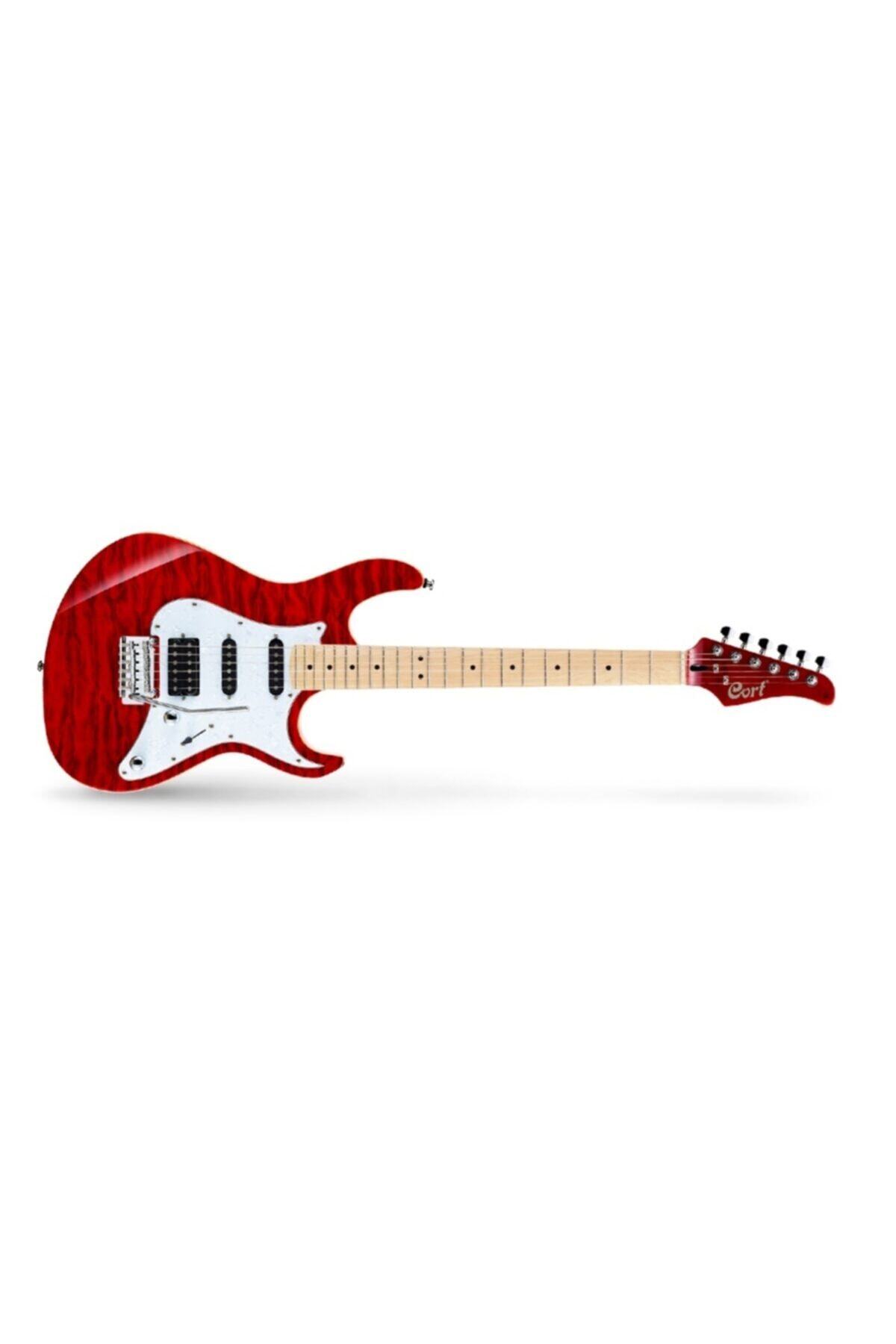 CORT G250dxtr Elektro Gitar, Trans Kırmızı (s-s-h) Elektro Git